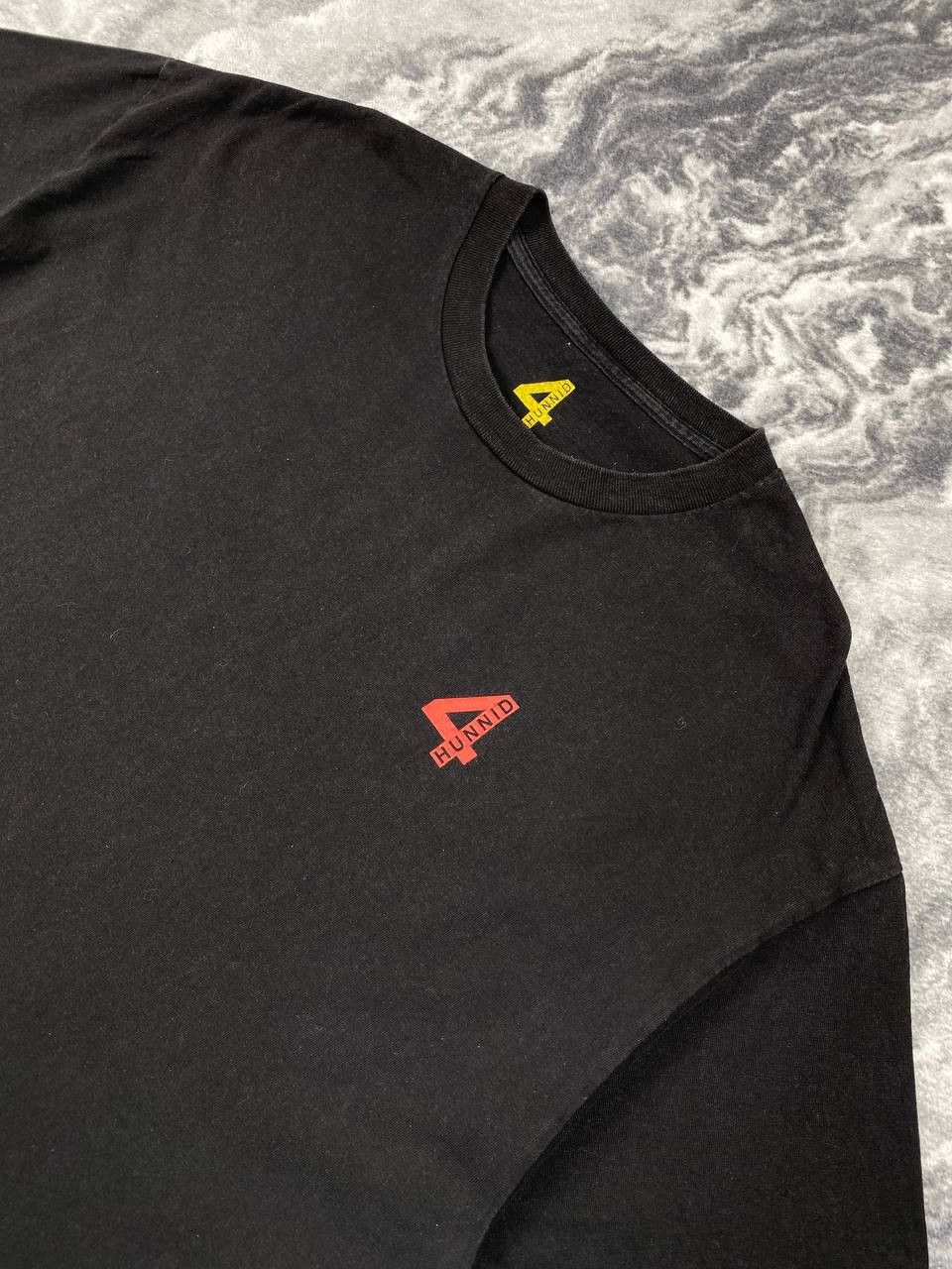 Vintage Vintage 4Hunnid Big Logo T Shirt Men Size XL Black Size US XL / EU 56 / 4 - 7 Thumbnail