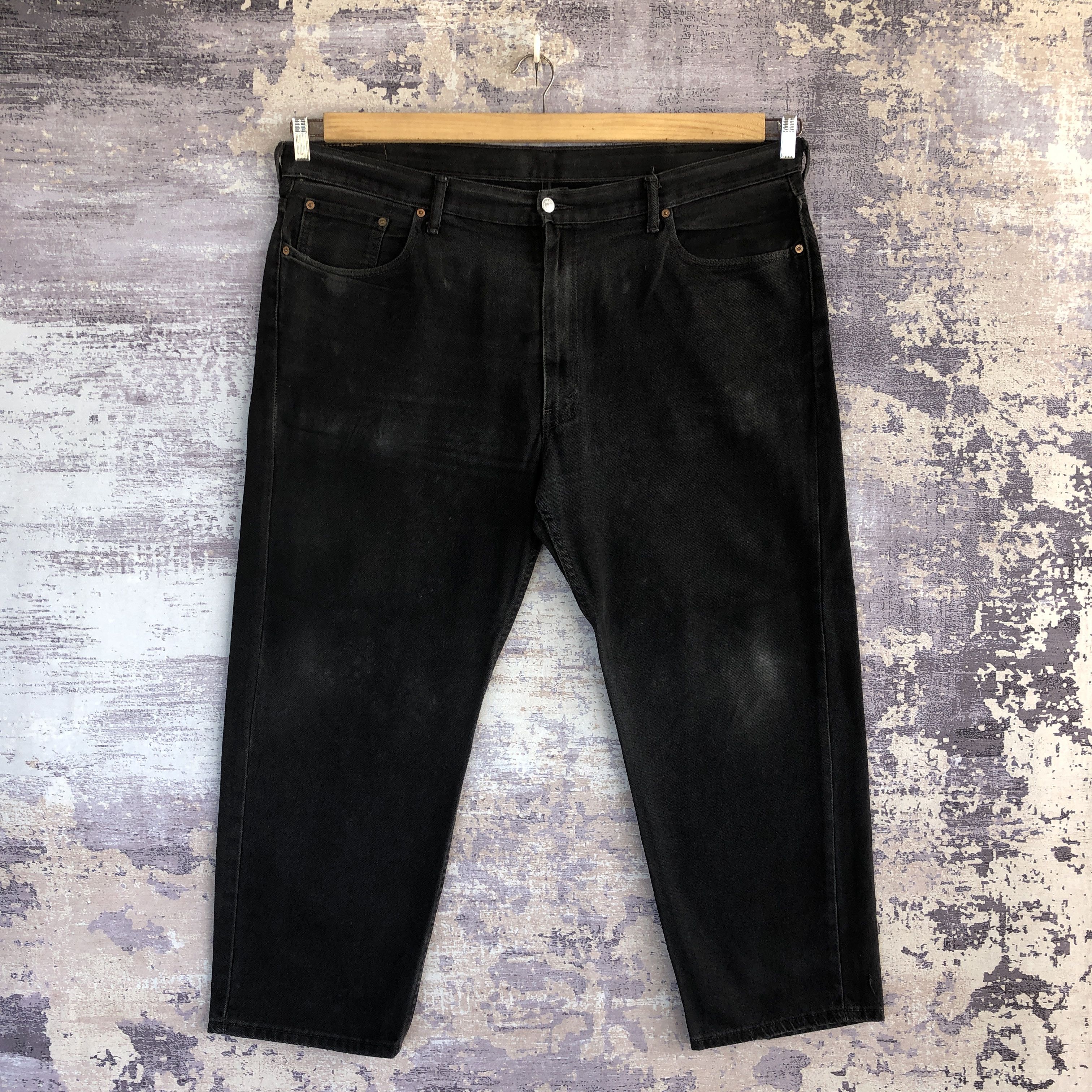 Levi's Vintage Levis 514 Jeans Big Size Levi's Faded Black Denim Size US 44 / EU 60 - 1 Thumbnail