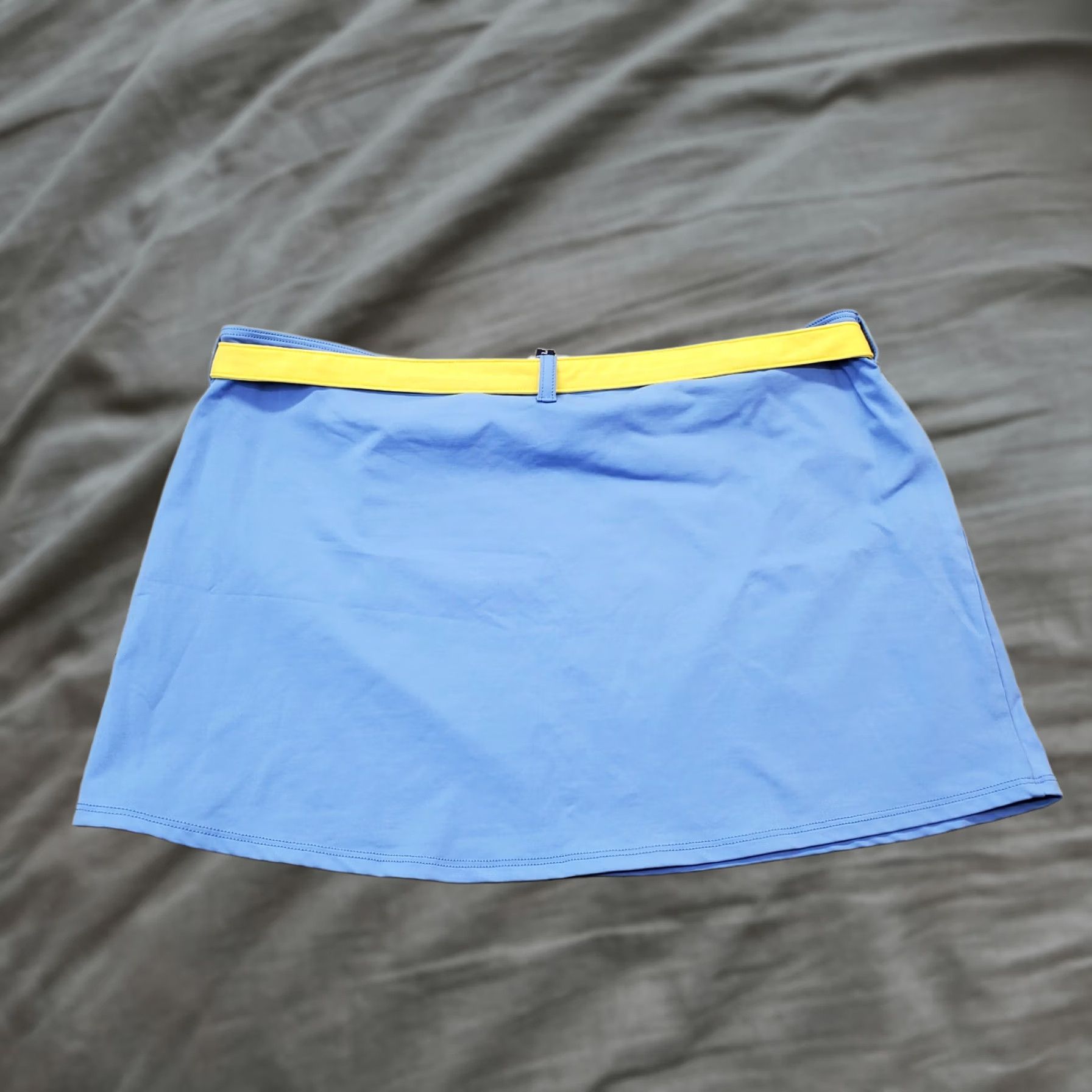 Ralph Lauren Ralph Lauren A-Line Skirt Women L Multicolor Nylon Stretch Waist Belt Size 36" / US 14 / IT 50 - 1 Thumbnail