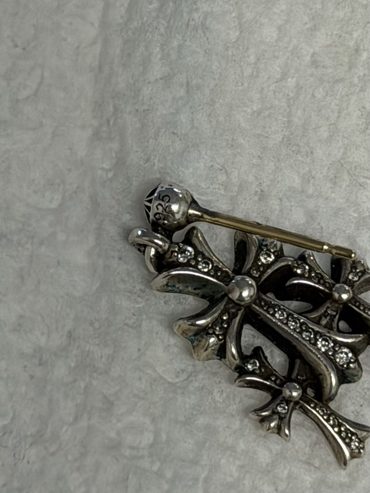 Chrome Hearts Chrome Hearts VVS Diamonds Triple Cross Earring Size ONE SIZE - 16 Thumbnail