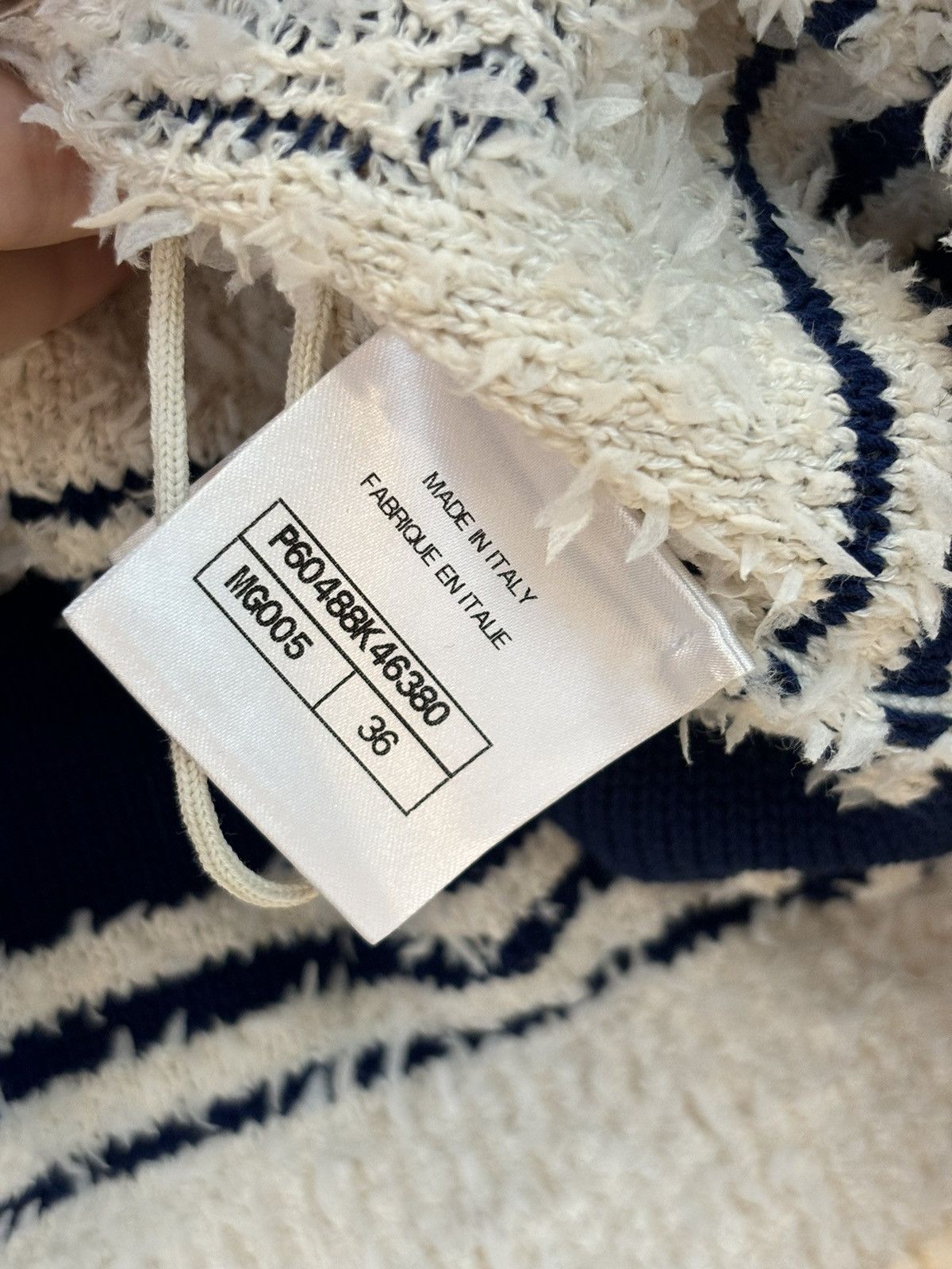 Chanel SS19 super oversized varsity CC logo cropped cardigan Size US M / EU 48-50 / 2 - 11 Thumbnail