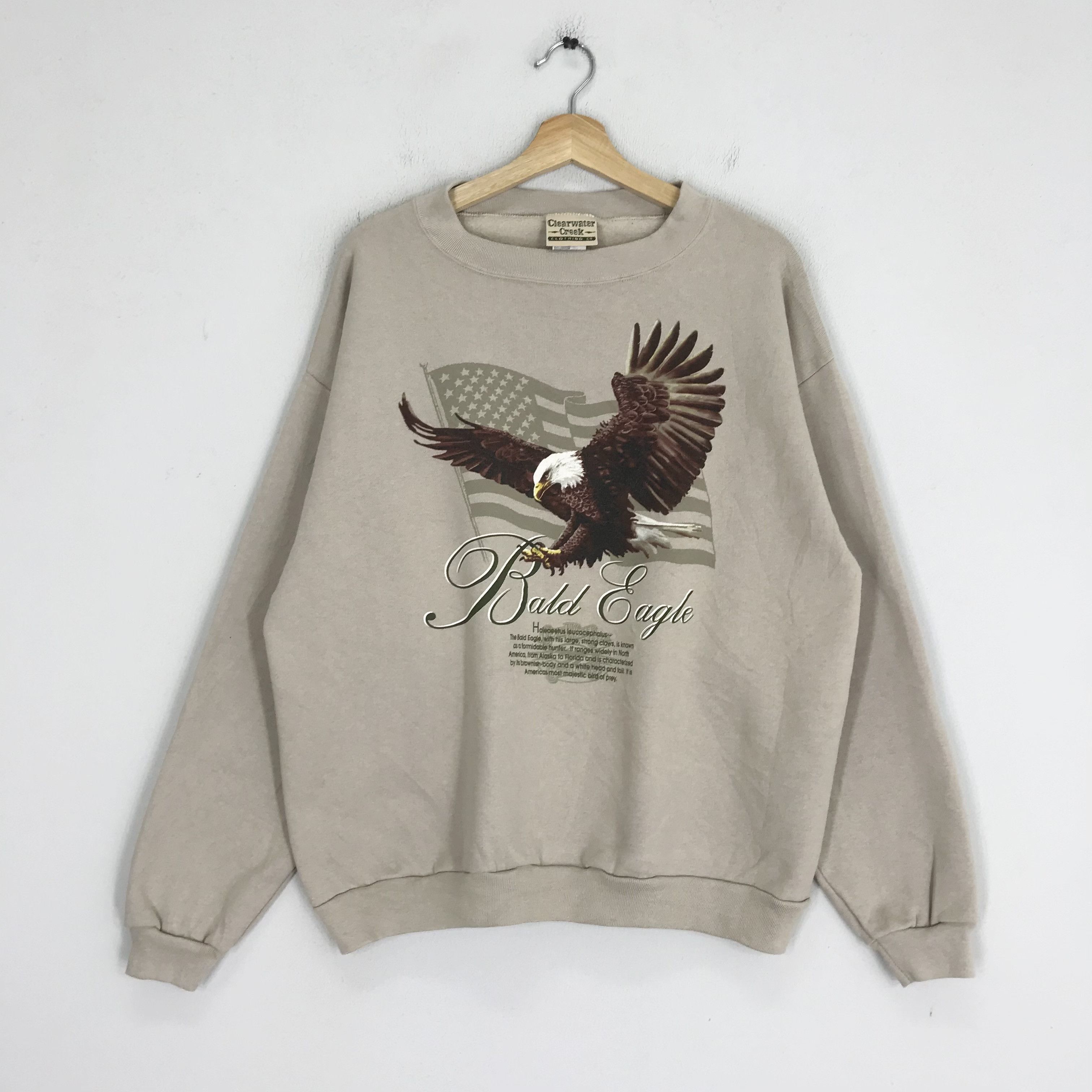American Eagle Outfitters Vintage 90s Bald Eagles Sweatshirt Xlarge - 247 Size US XL / EU 56 / 4 - 1 Thumbnail