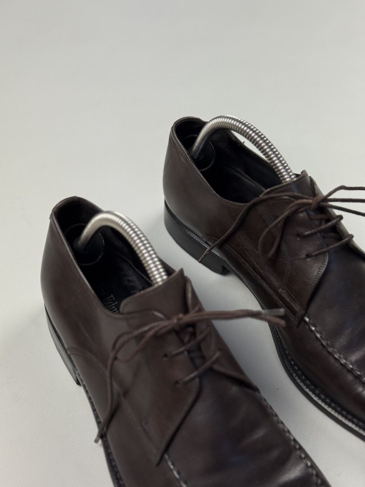 Allen Edmonds Seven Cerritos Leather Dress Square Toe Lace Up Shoes Size US 8.5 / EU 41-42 - 2 Thumbnail