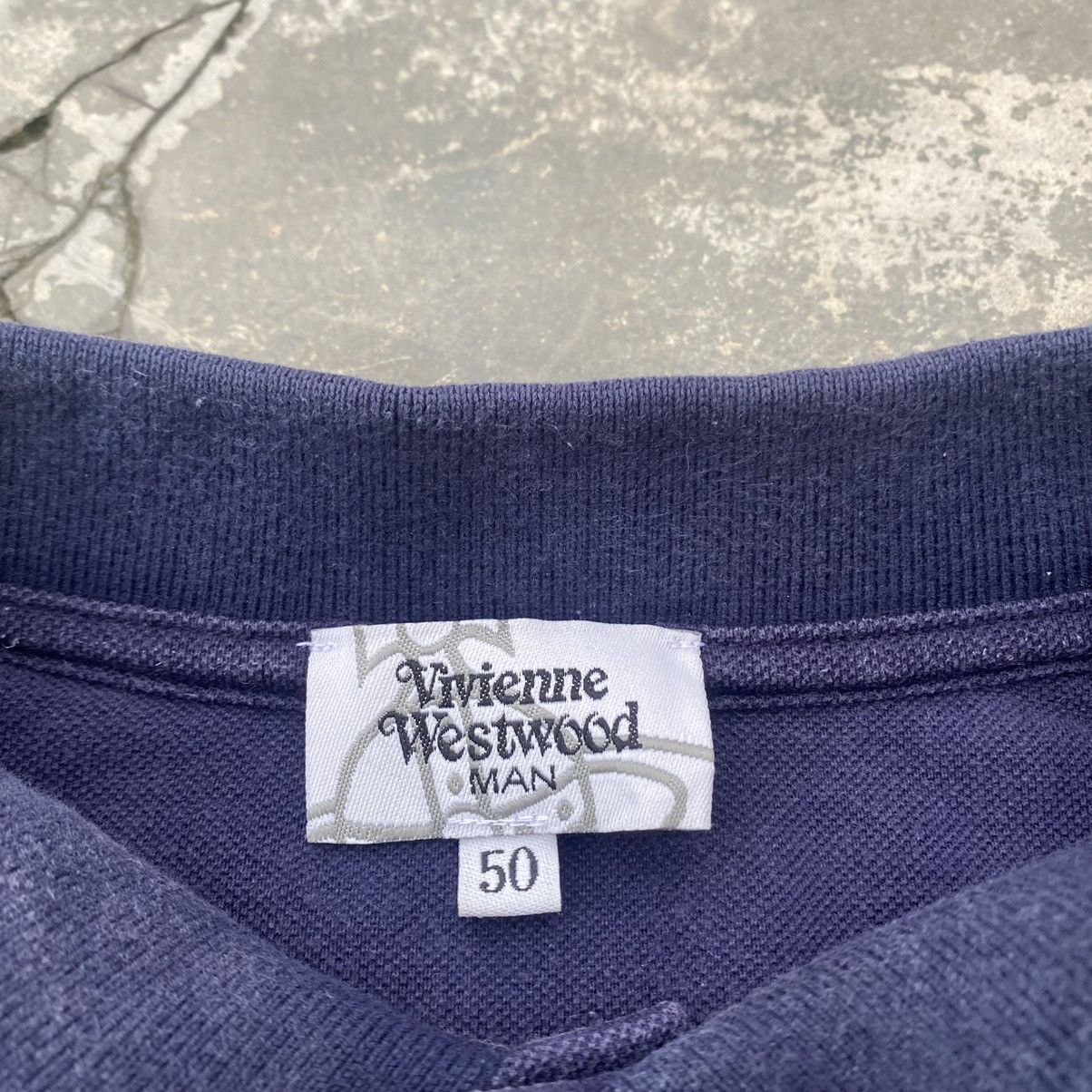 Vivienne Westwood 1990s VIVIENNE WESTWOOD MAN Faded Polo Shirt Size US L / EU 52-54 / 3 - 4 Thumbnail