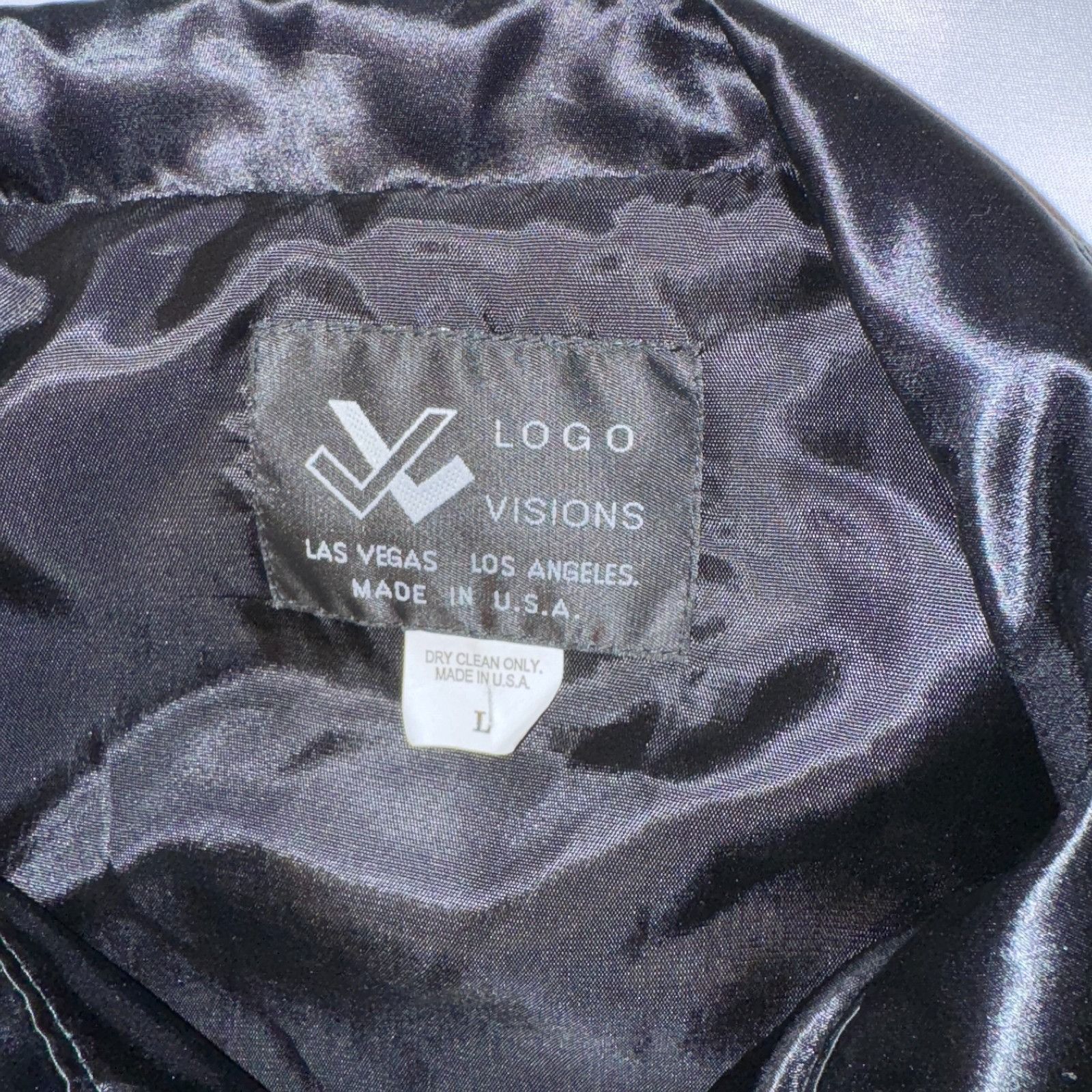 Other Vintage Binion’s Horseshoe Casino Black Satin Bomber Jacket Size US L / EU 52-54 / 3 - 4 Thumbnail