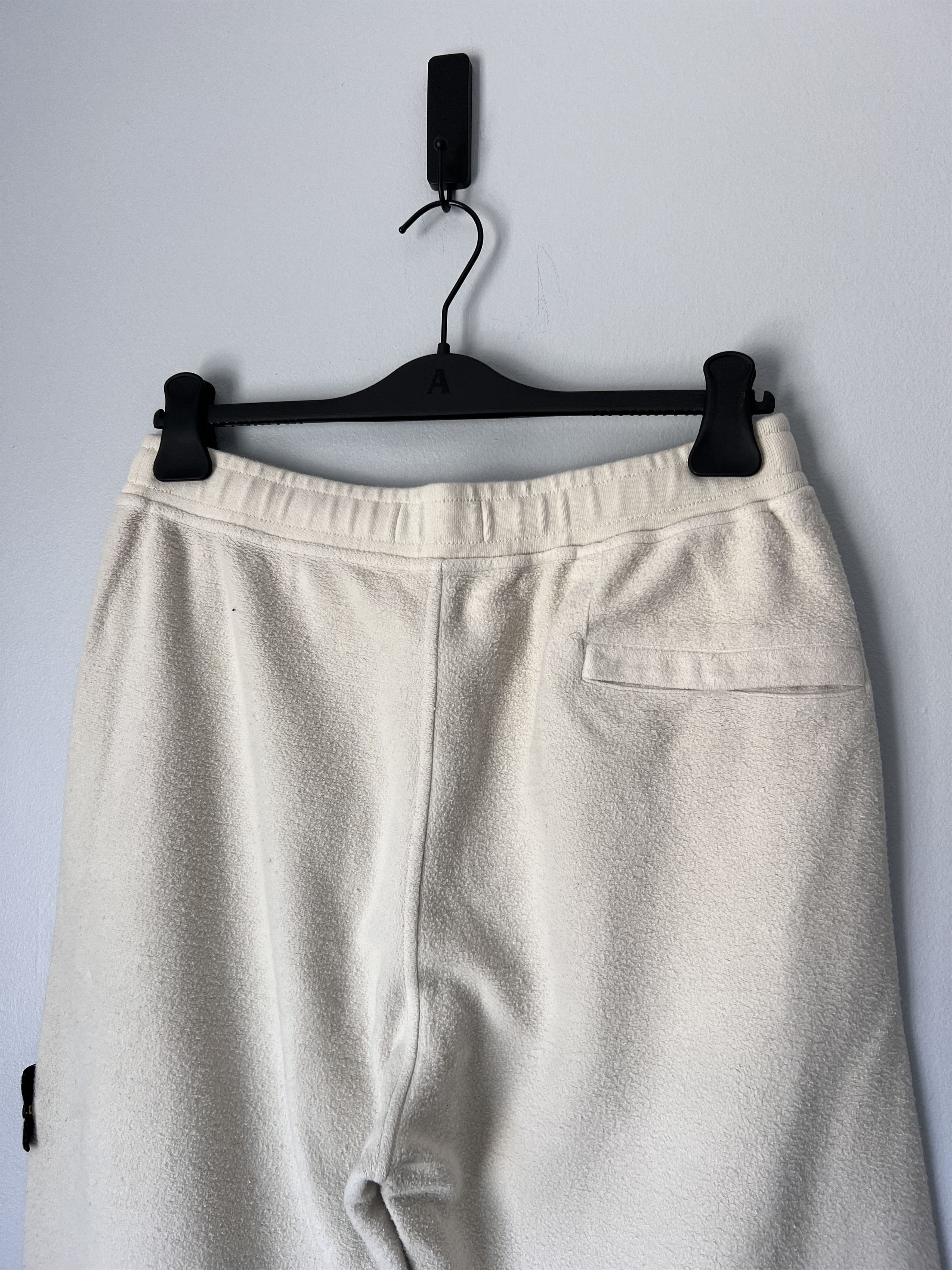 Stone Island Stone Island Fleece Sweatpants in Plaster White 791560854 Size US 32 / EU 48 - 6 Thumbnail