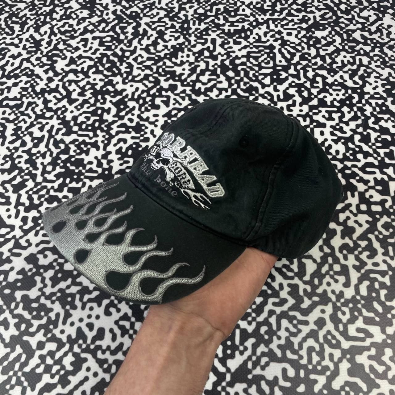 Band Tees Vintage Y2K Motorhead Band Rock Flame Logo Faded Cap Size ONE SIZE - 2 Thumbnail