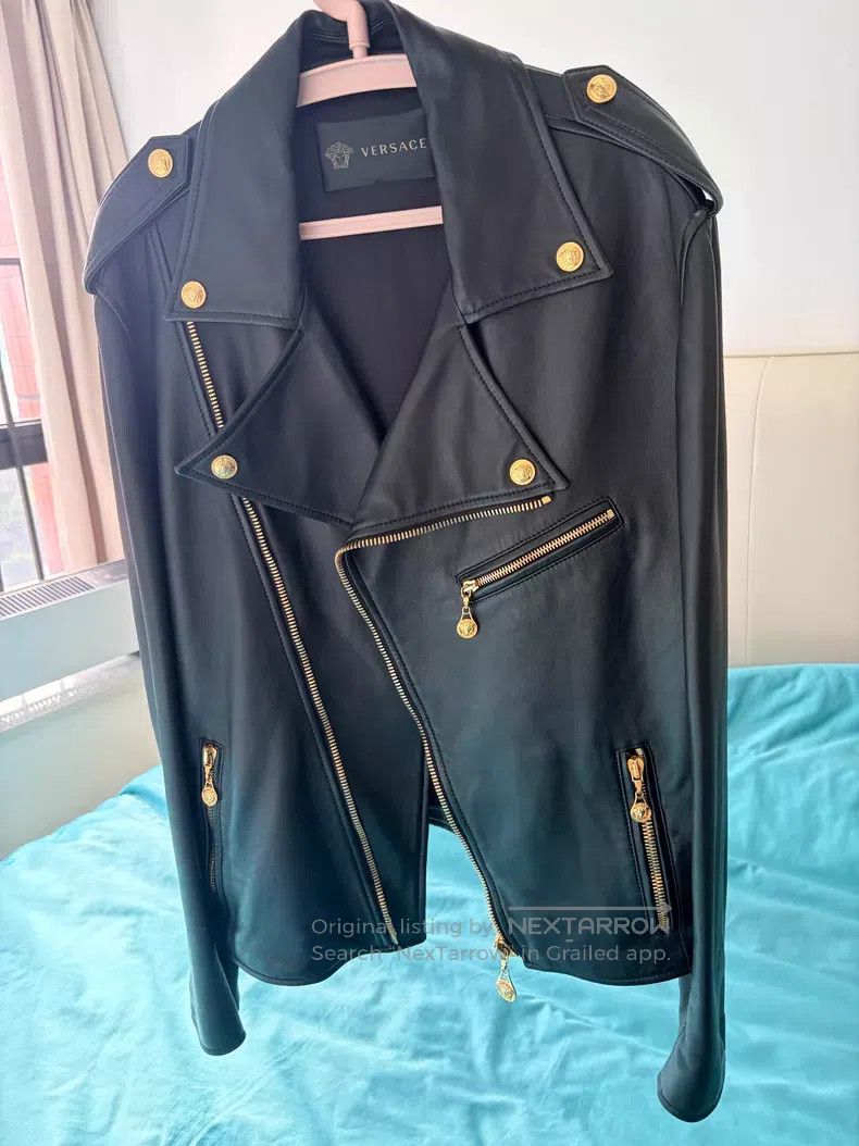 Versace Versace Imported lambskin jacket Size US L / EU 52-54 / 3 - 1 Thumbnail