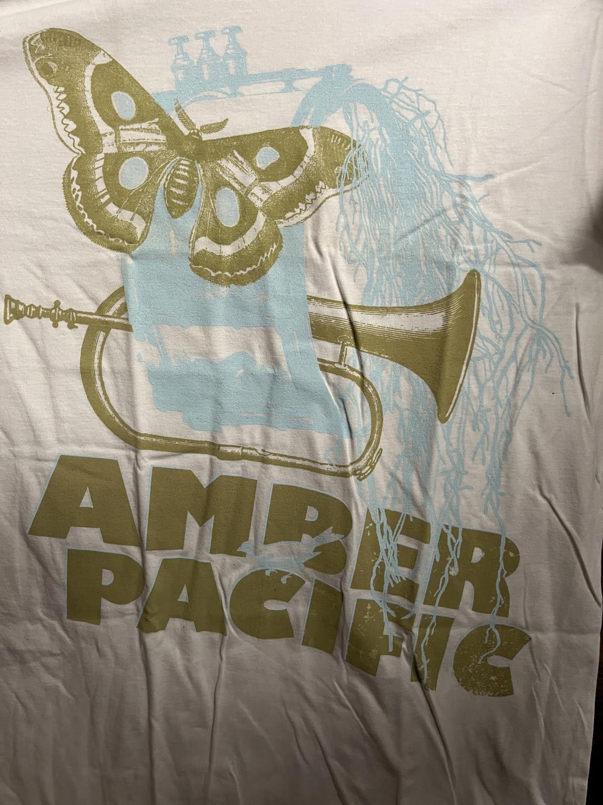 Designer Amber Pacific Band T-shirt Butterfly Trumpet Shirt- XL Size US XL / EU 56 / 4 - 3 Thumbnail
