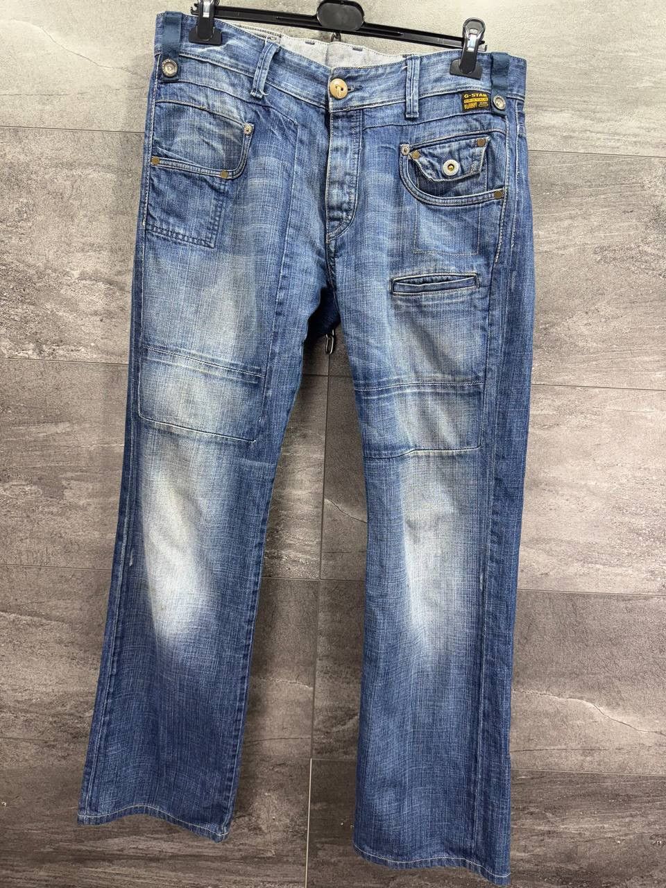 Other G-Star Raw Denim Jeans Baggy Pant 3301 Faded Fly Embroidered Size US 36 / EU 52 - 1 Thumbnail