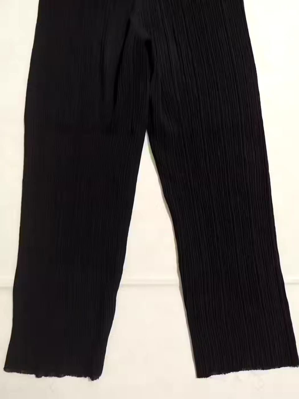 Issey Miyake Issey Miyake Pleats Please Pants Stretch Hairy Hem Size 29" - 10 Thumbnail