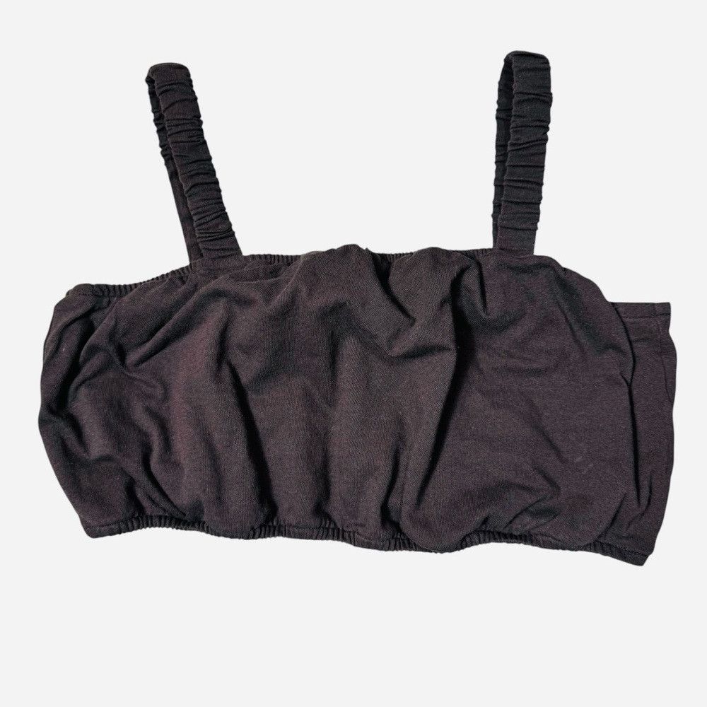 Madewell NWT New Madewell Organic Cotton Crop Deep Coal Tank Size XL Size XL / US 12-14 / IT 48-50 - 3 Thumbnail