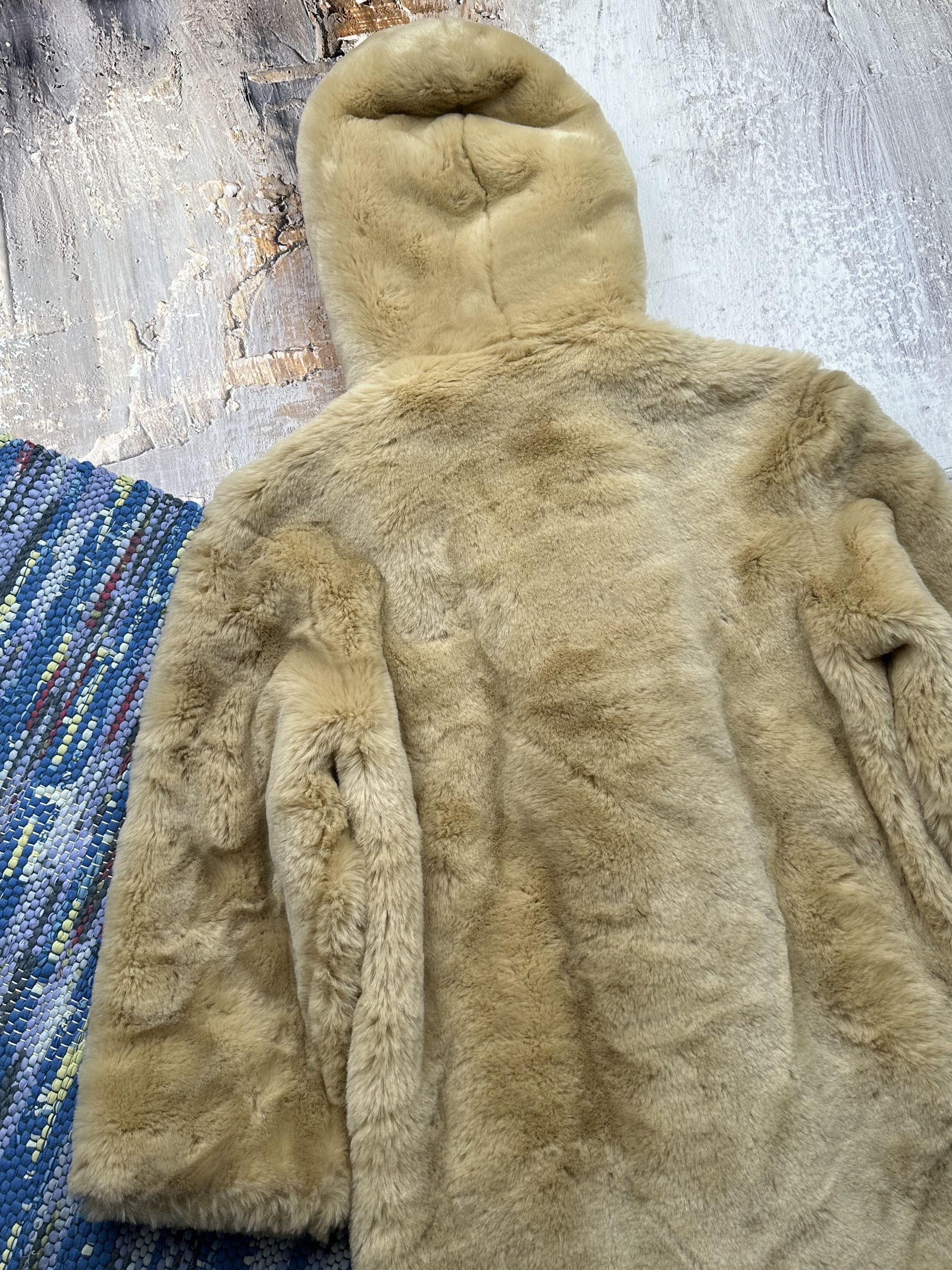 Japanese Brand Vintage Faux Fur Coat A130(52) Size L / US 10 / IT 46 - 8 Thumbnail