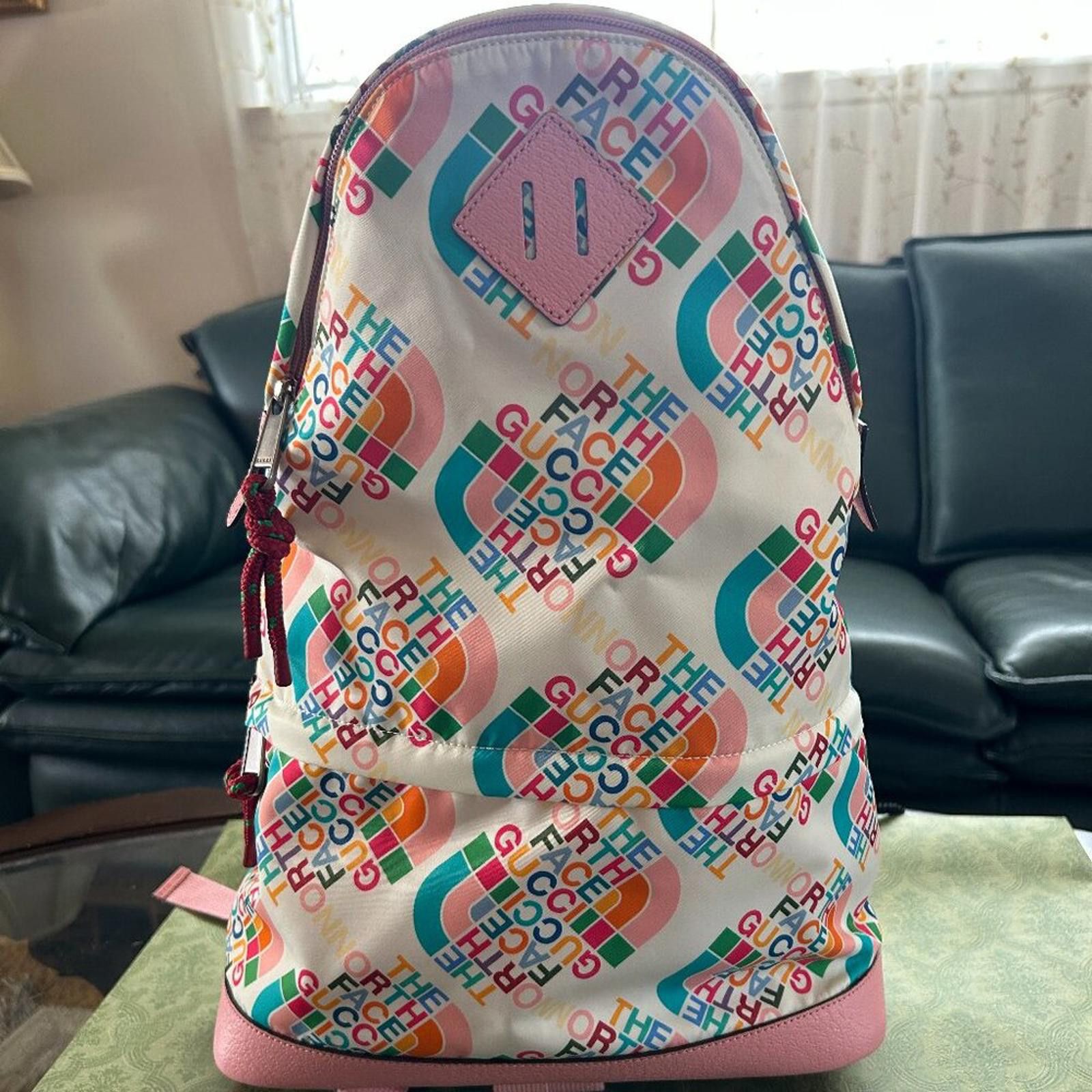 Gucci NWT GUCCI The North Face M Nylon Leather Backpack White Size ONE SIZE - 1 Thumbnail