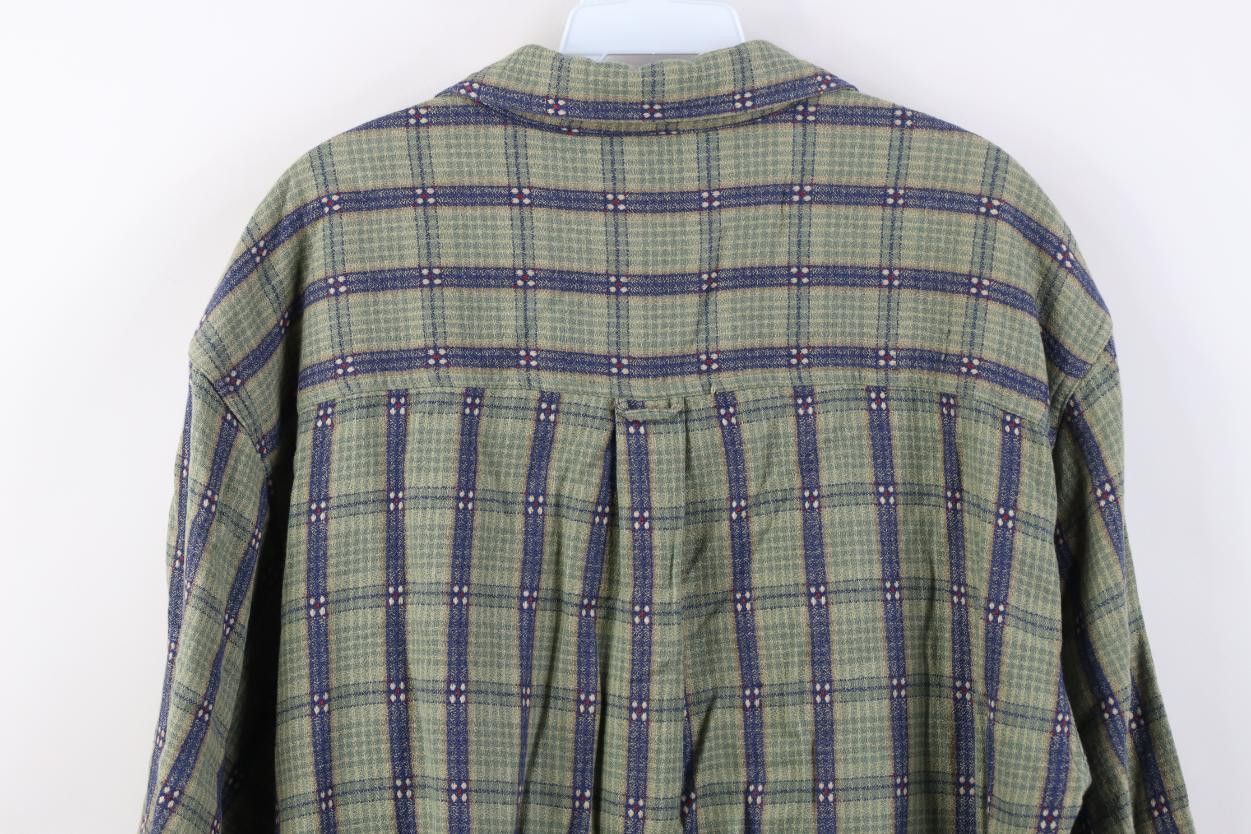 Vintage Vintage 90s The Territory Ahead Weave Geometric Button Shirt Size US L / EU 52-54 / 3 - 11 Thumbnail