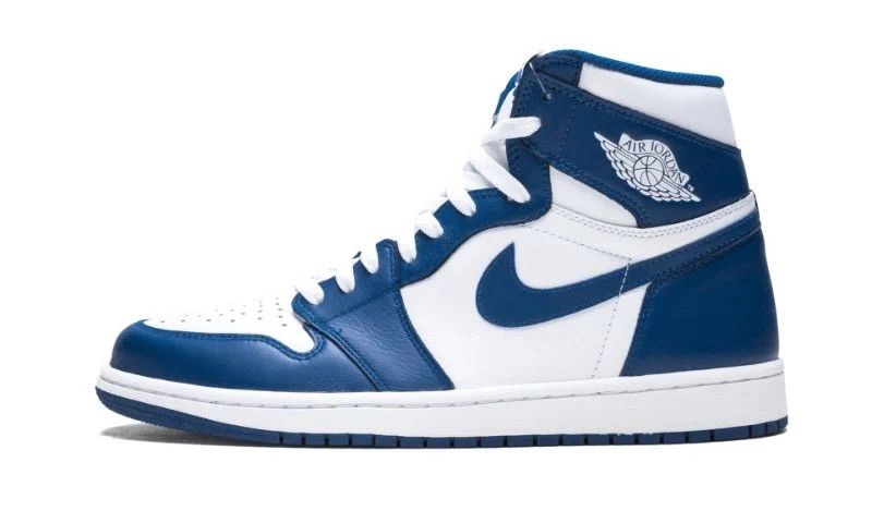 image of Jordan Nike Storm Blue 1S Shoes, Men's (Size 14)
