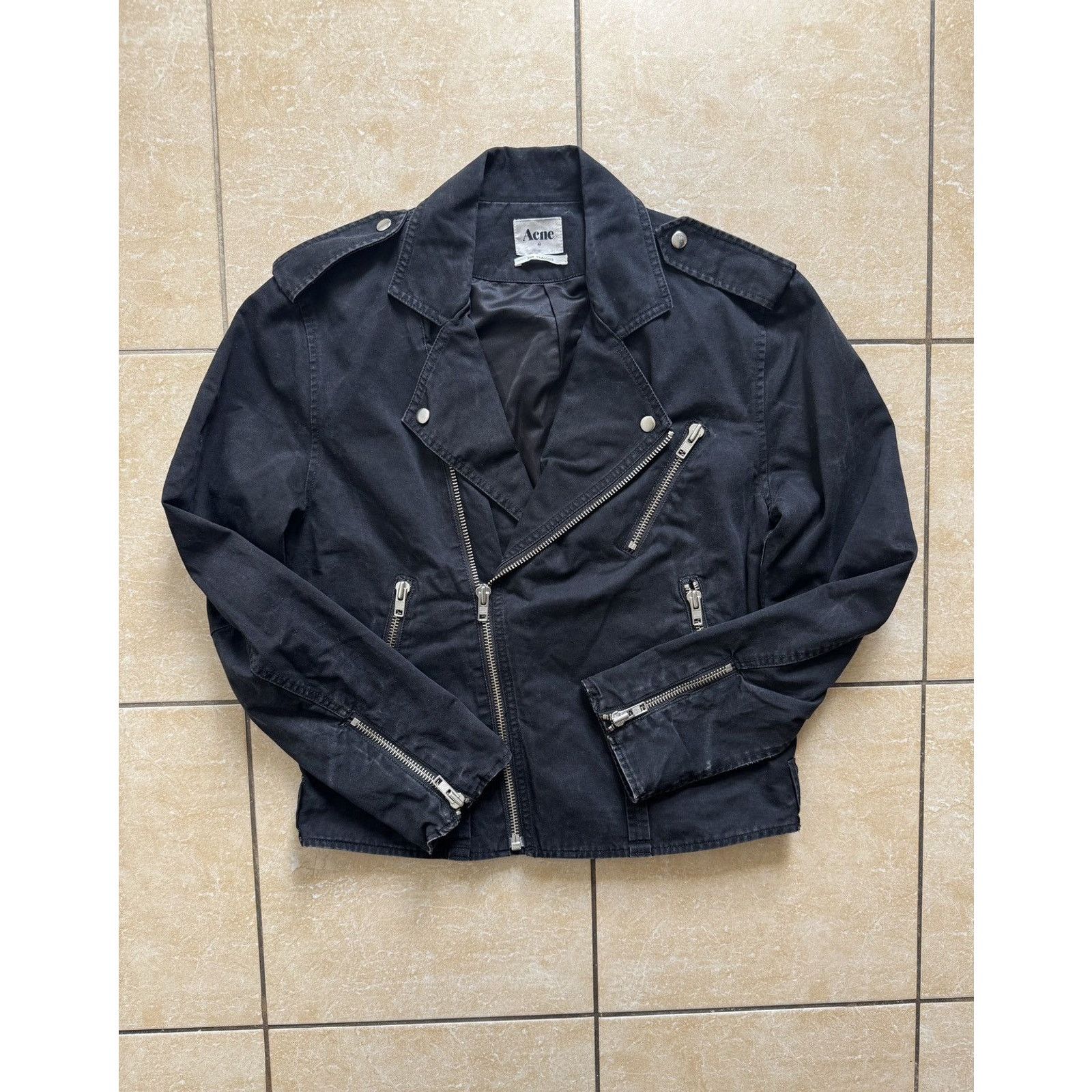 Acne Studios Vintage Acne Studios Biker SS10 Denim jacket Size US M / EU 48-50 / 2 - 2 Thumbnail