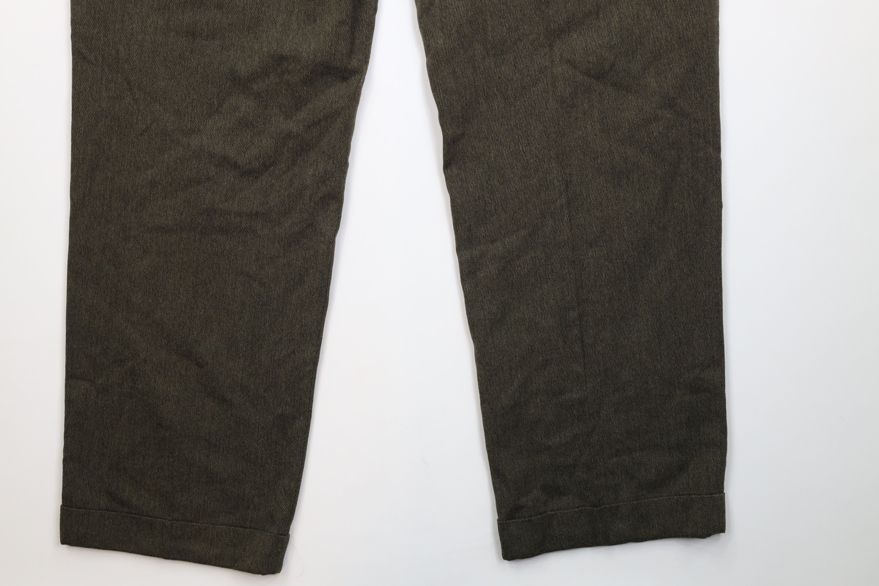 Vintage Vintage 90s Streetwear Gabardine Knit Wide Leg Chino Pants Size US 38 / EU 54 - 13 Thumbnail