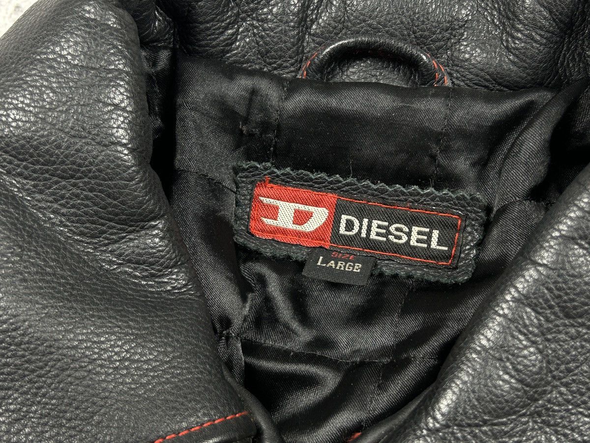 Diesel Diesel archive 00s leather biker jacket Size US L / EU 52-54 / 3 - 4 Thumbnail