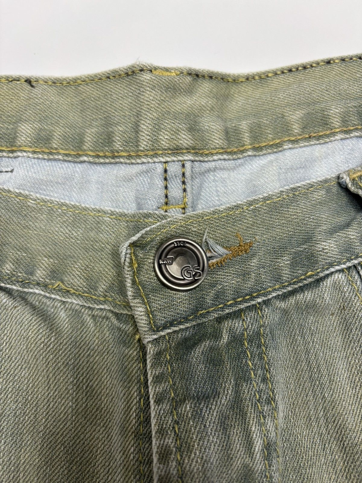 Acne Studios G-STAR RAW FADED BAGGY JEANS DISTRESSED DENIM Size US 36 / EU 52 - 11 Thumbnail