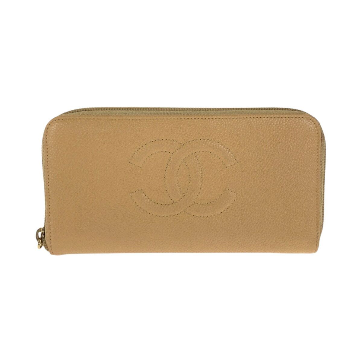 Chanel Chanel CHANEL Coco Mark Caviar Skin Long Wallet Leather Long Wallet DUTY FREE for USA Size ONE SIZE - 1 Thumbnail