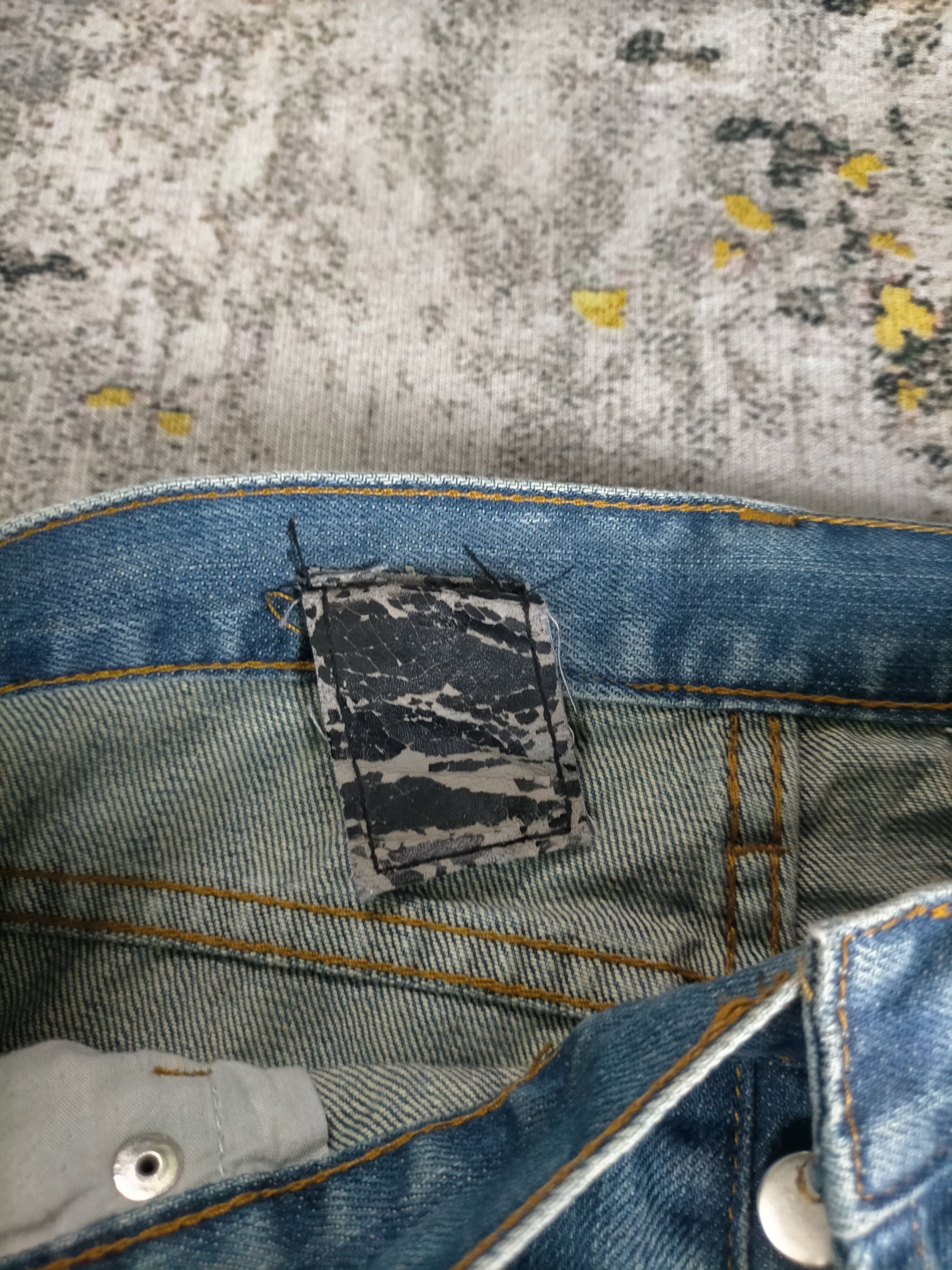 Japanese Brand 🔥 Mudwash Jeans Like Dior Size US 29 - 9 Thumbnail