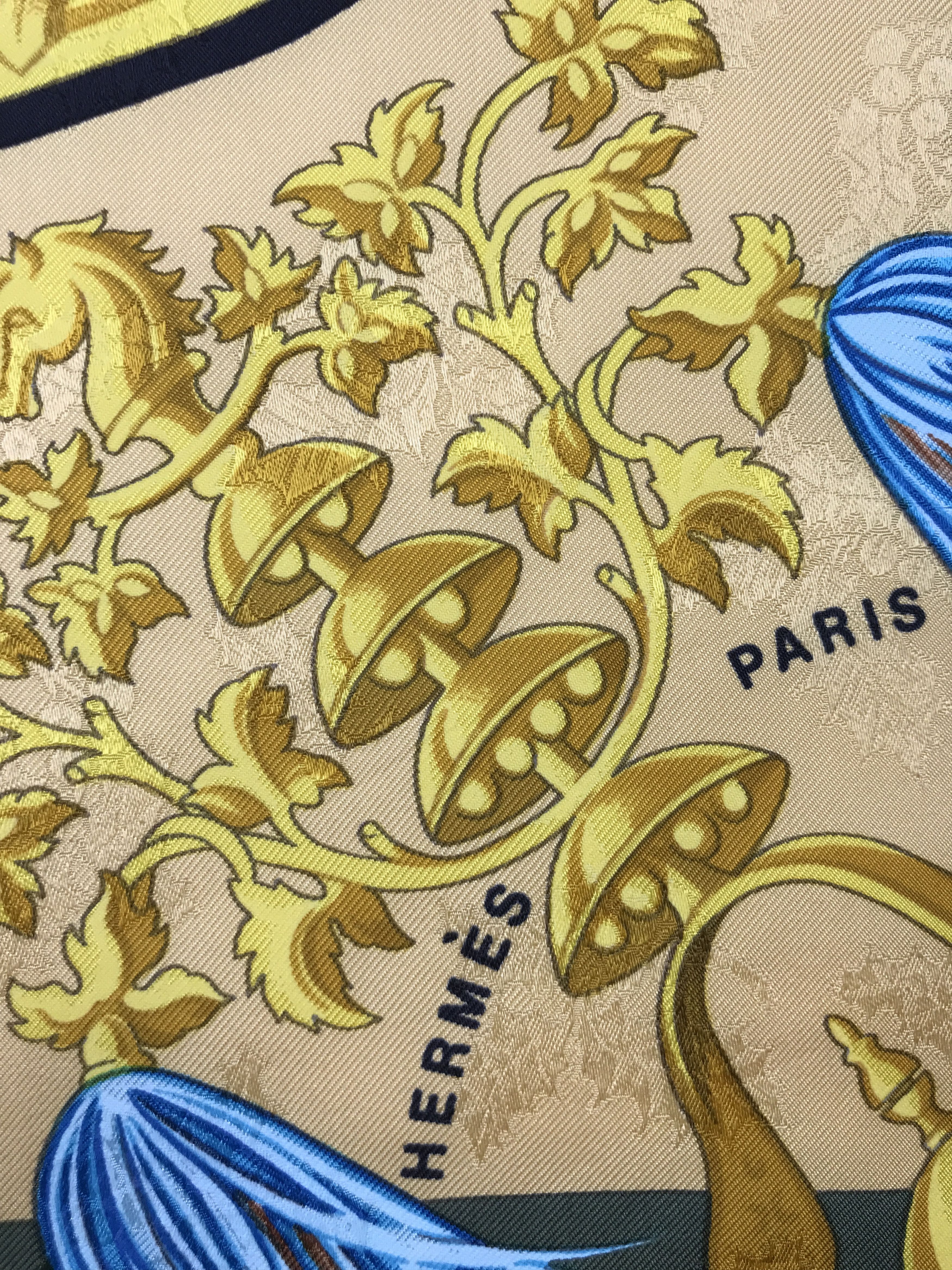Hermes Vintage Hermes Silk Scarf Size ONE SIZE - 9 Thumbnail