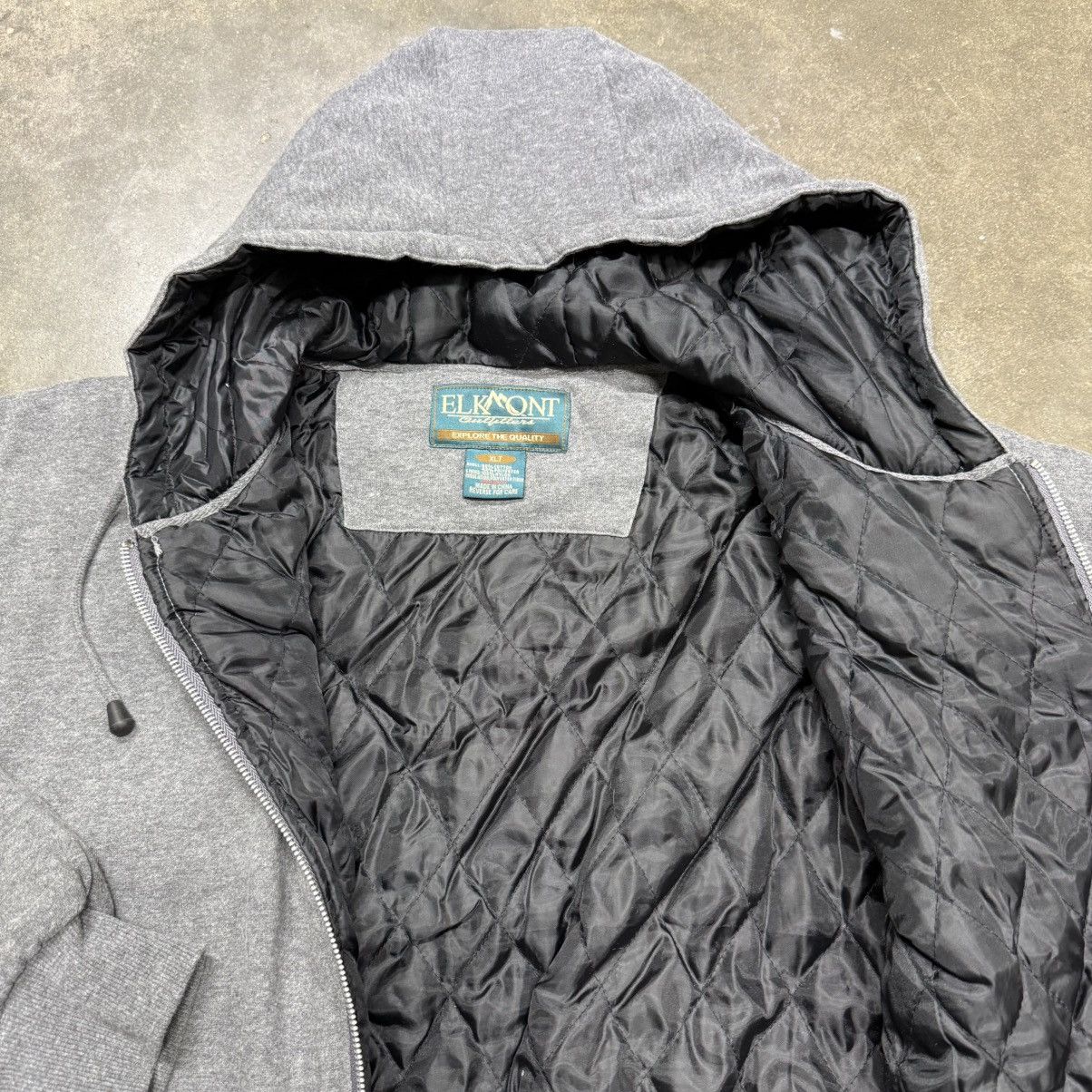 Vintage Vintage Elkmont Quilted Zip Hoodie Workwear Jacket XL Tall Size US XL / EU 56 / 4 - 6 Thumbnail