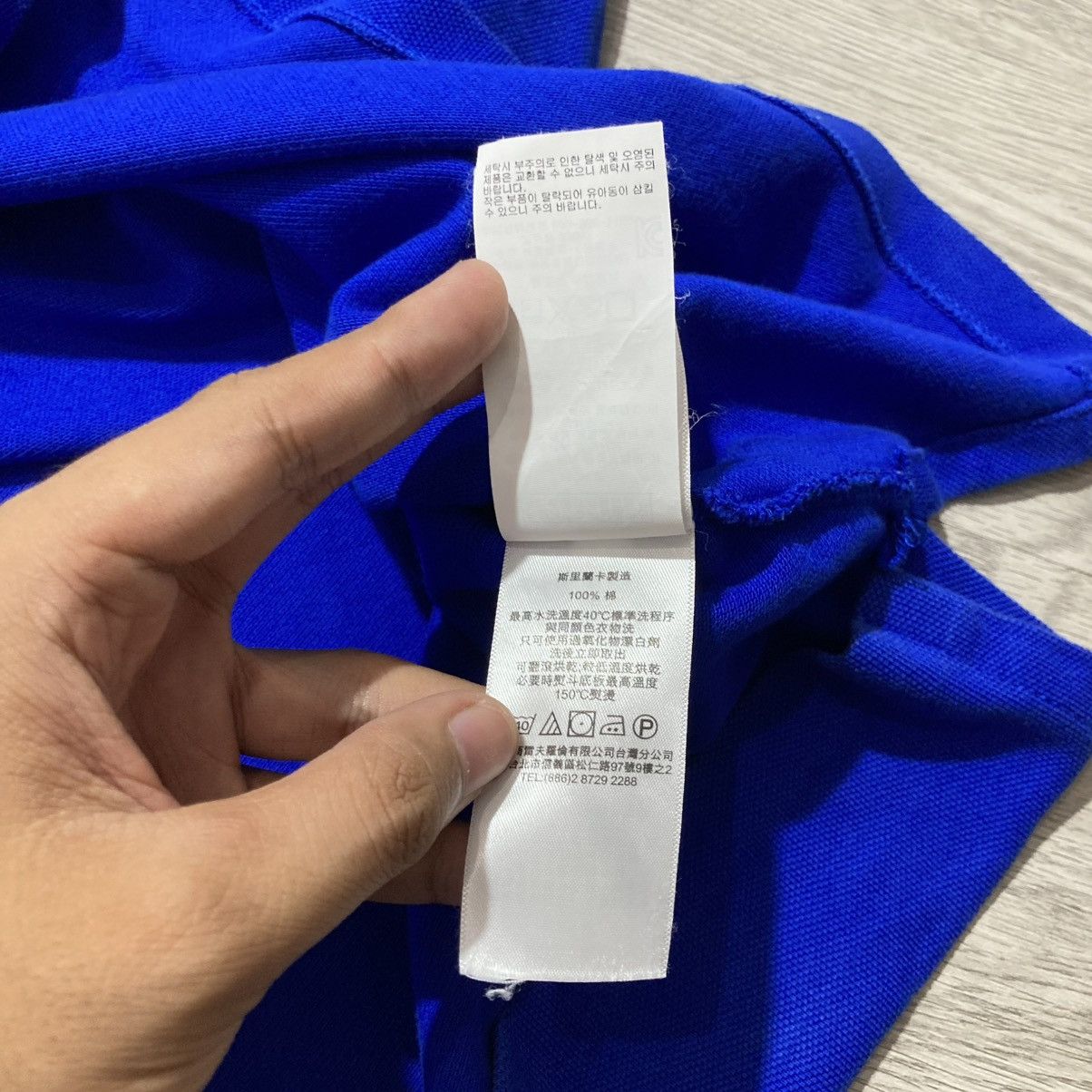 Polo Ralph Lauren Vintage Polo Ralph Lauren RLYC Polo T-shirt Royal Blue Size US M / EU 48-50 / 2 - 15 Thumbnail