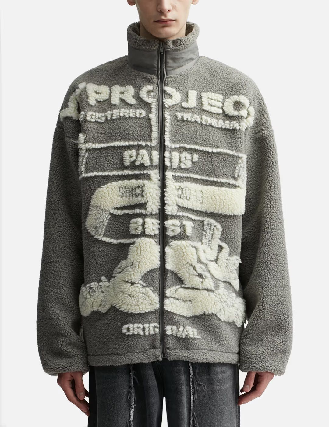 Y/Project Y/PROJECT Paris' Best Jacquard Fleece Jacket Oversized Size US S / EU 44-46 / 1 - 1 Thumbnail