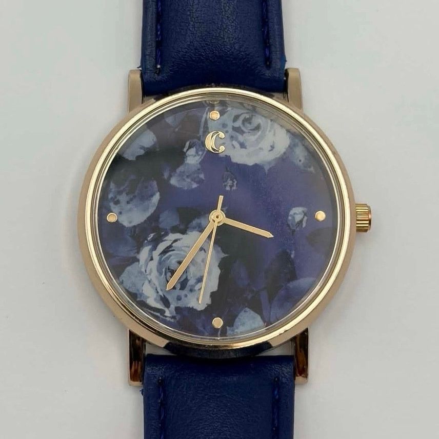 Other Gold & Blue Floral Charming Charlie Watch Size ONE SIZE - 3 Thumbnail
