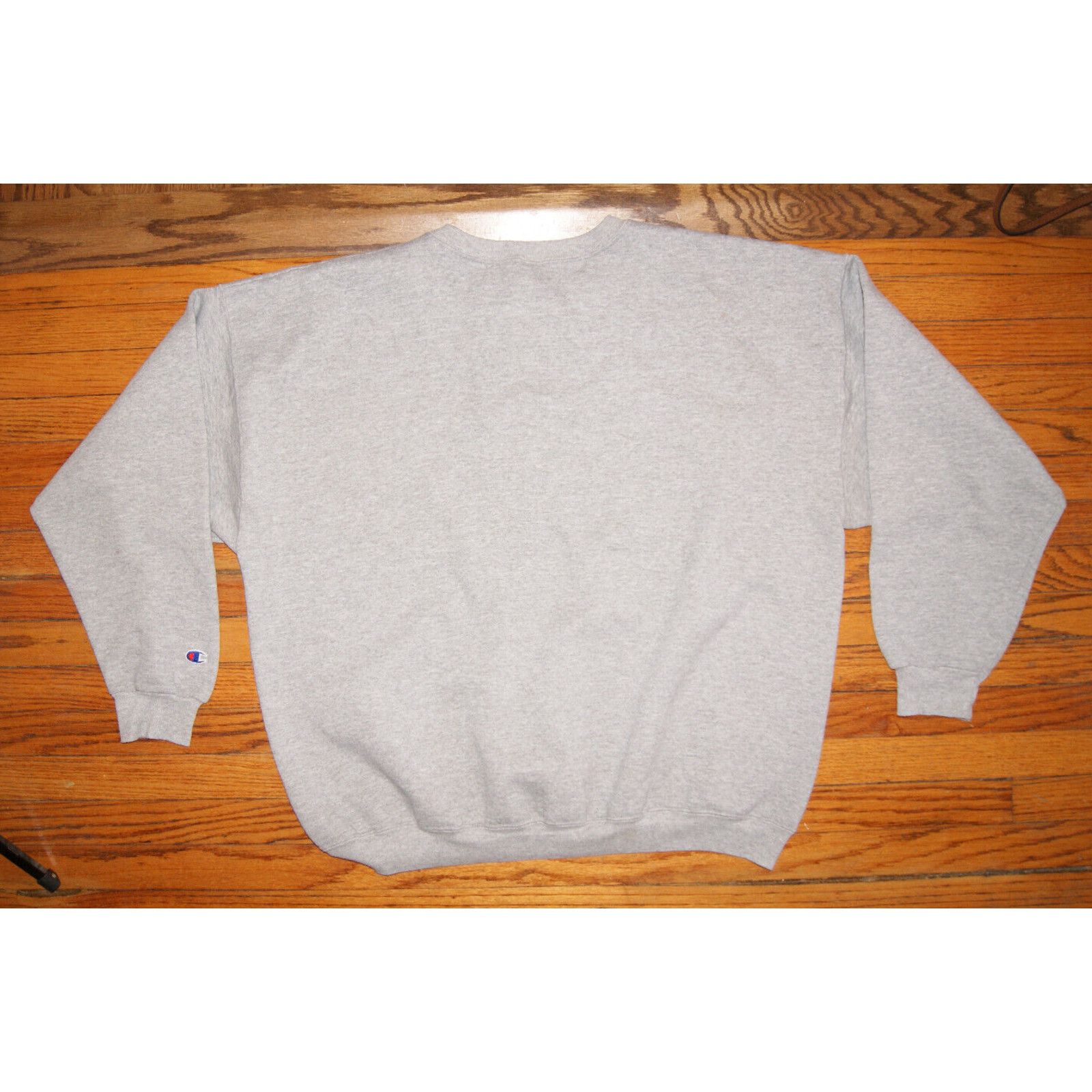 Champion VTG 90s Y2K Champion Mens 2XL Spell Out Crewneck Sweatshirt Size US XXL / EU 58 / 5 - 5 Thumbnail