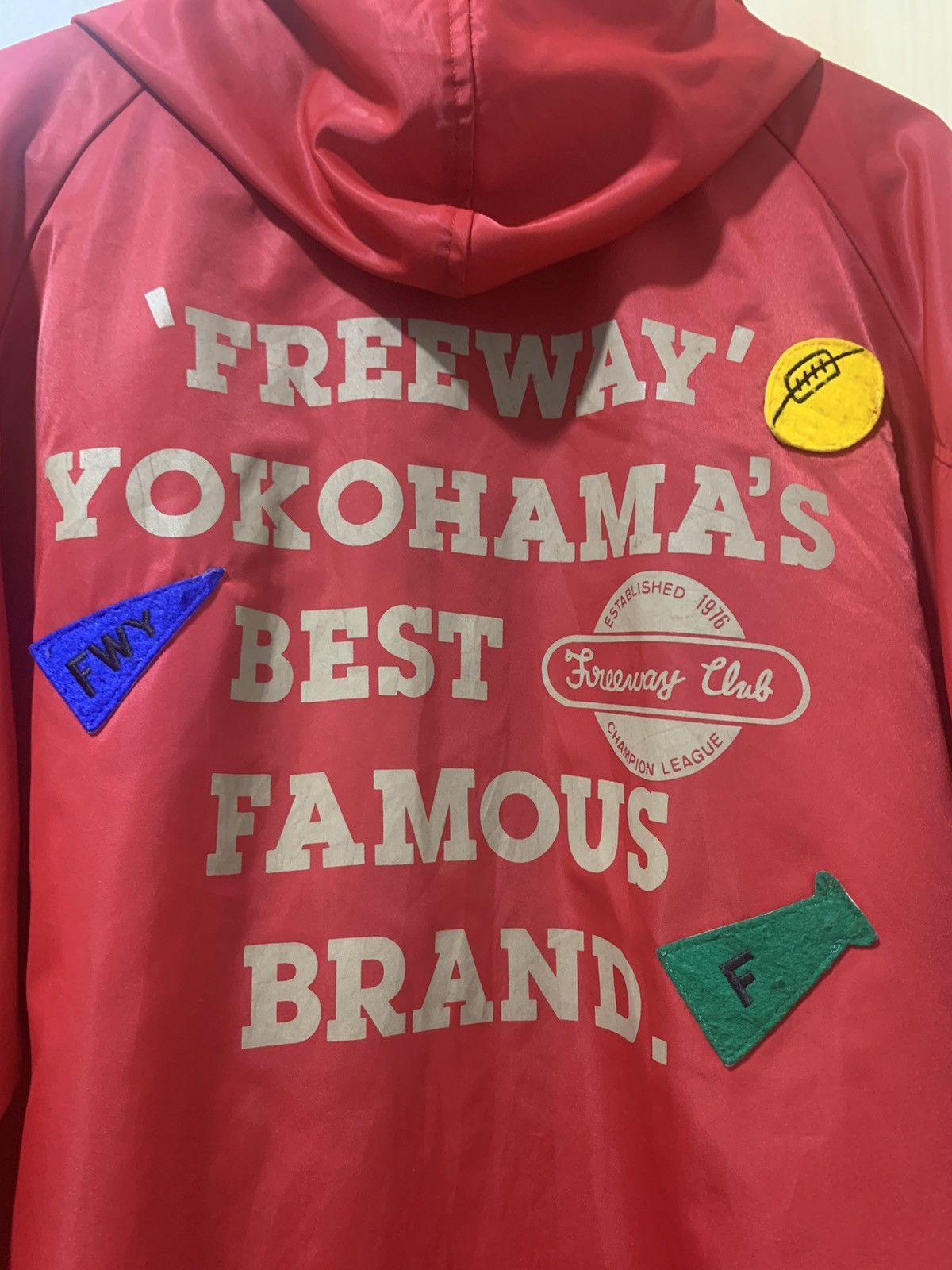 Vintage Vintage Freeway Yokohama’s Best windbreaker jacket hoodie Size US XL / EU 56 / 4 - 6 Thumbnail