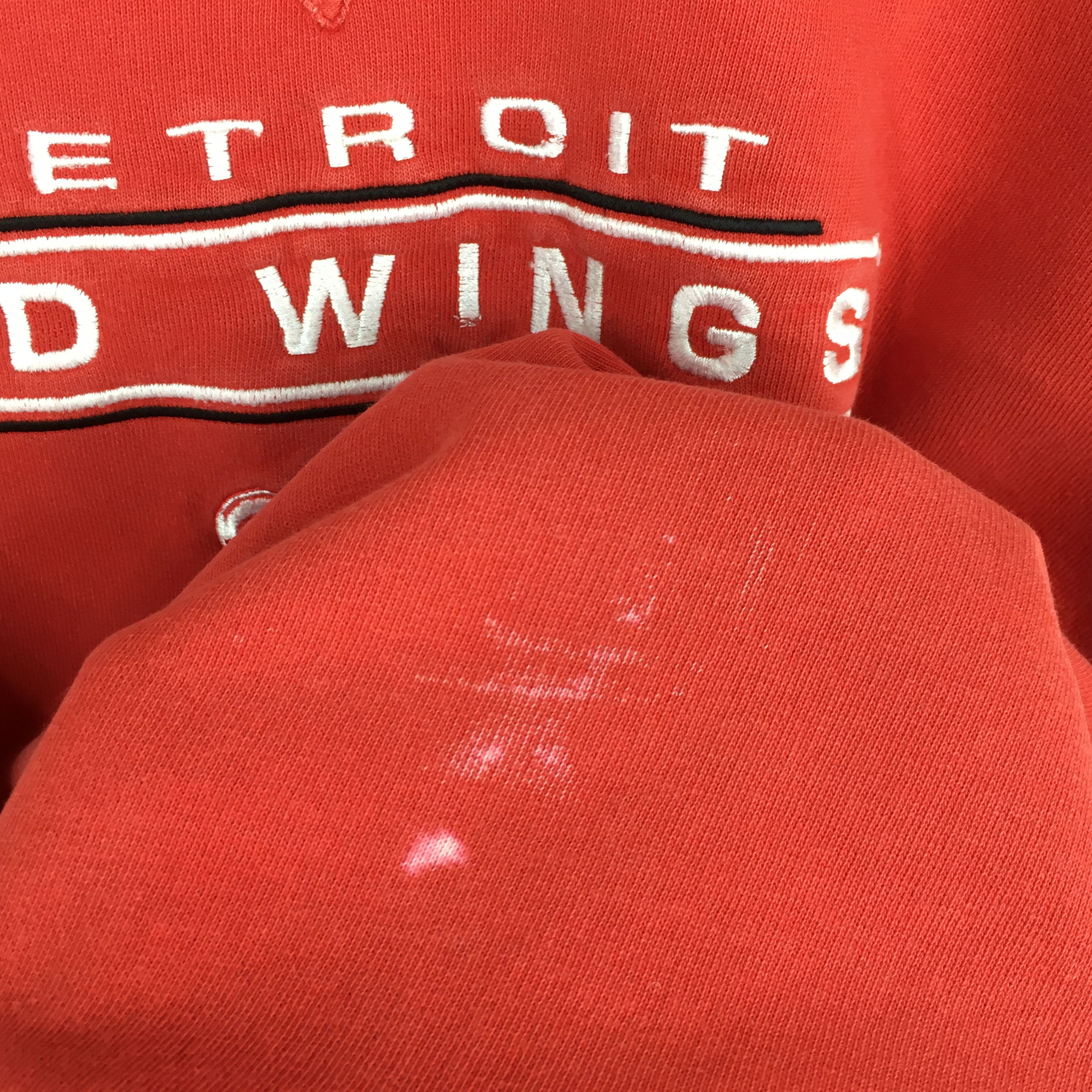 NHL Vintage 90s Detroit Red Wings NHL Sweatshirt XLarge Size US XL / EU 56 / 4 - 5 Thumbnail