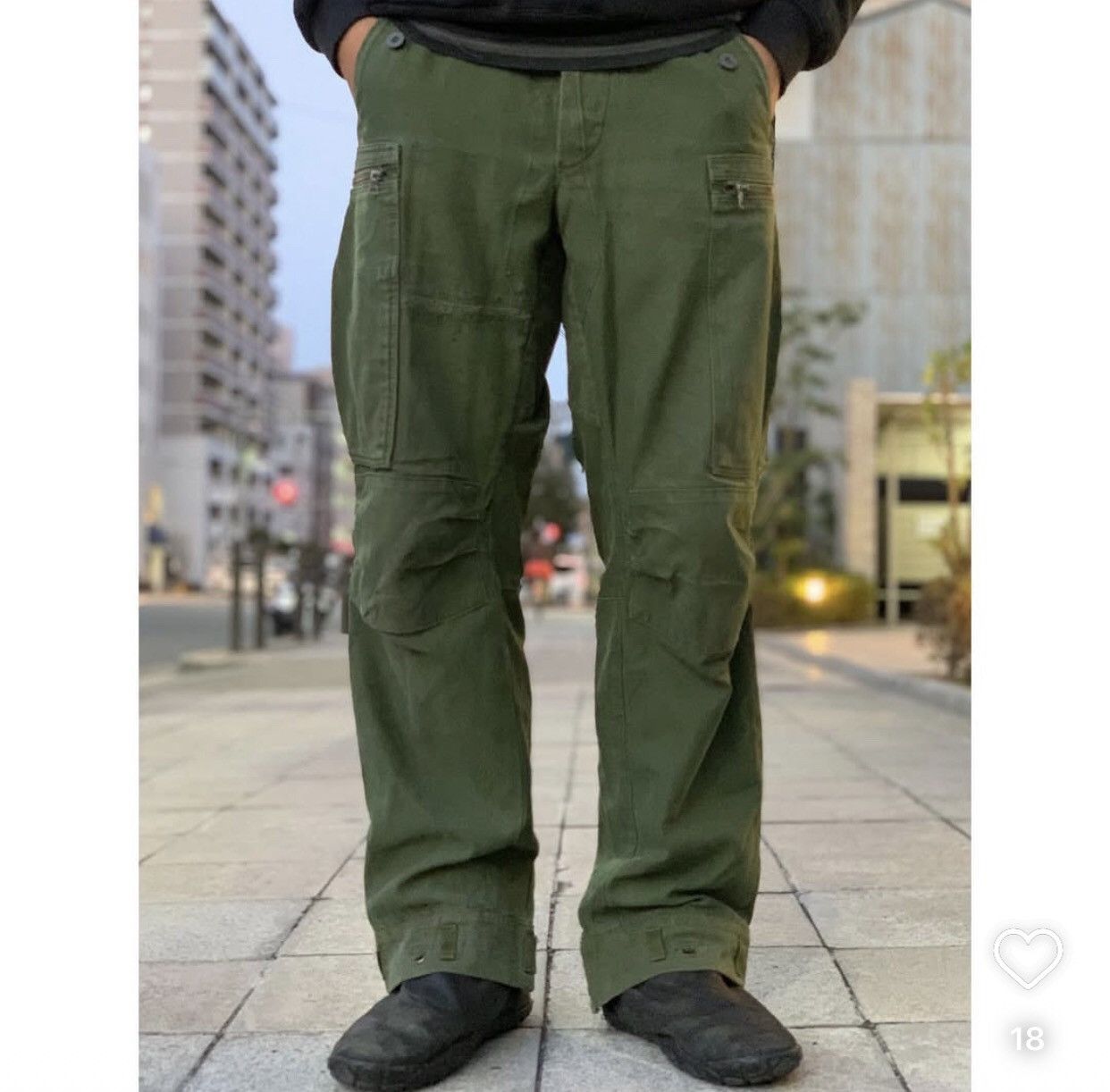 Japanese Brand × Vintage Sweedish army cargo pants 70s military Size US 36 / EU 52 - 9 Thumbnail