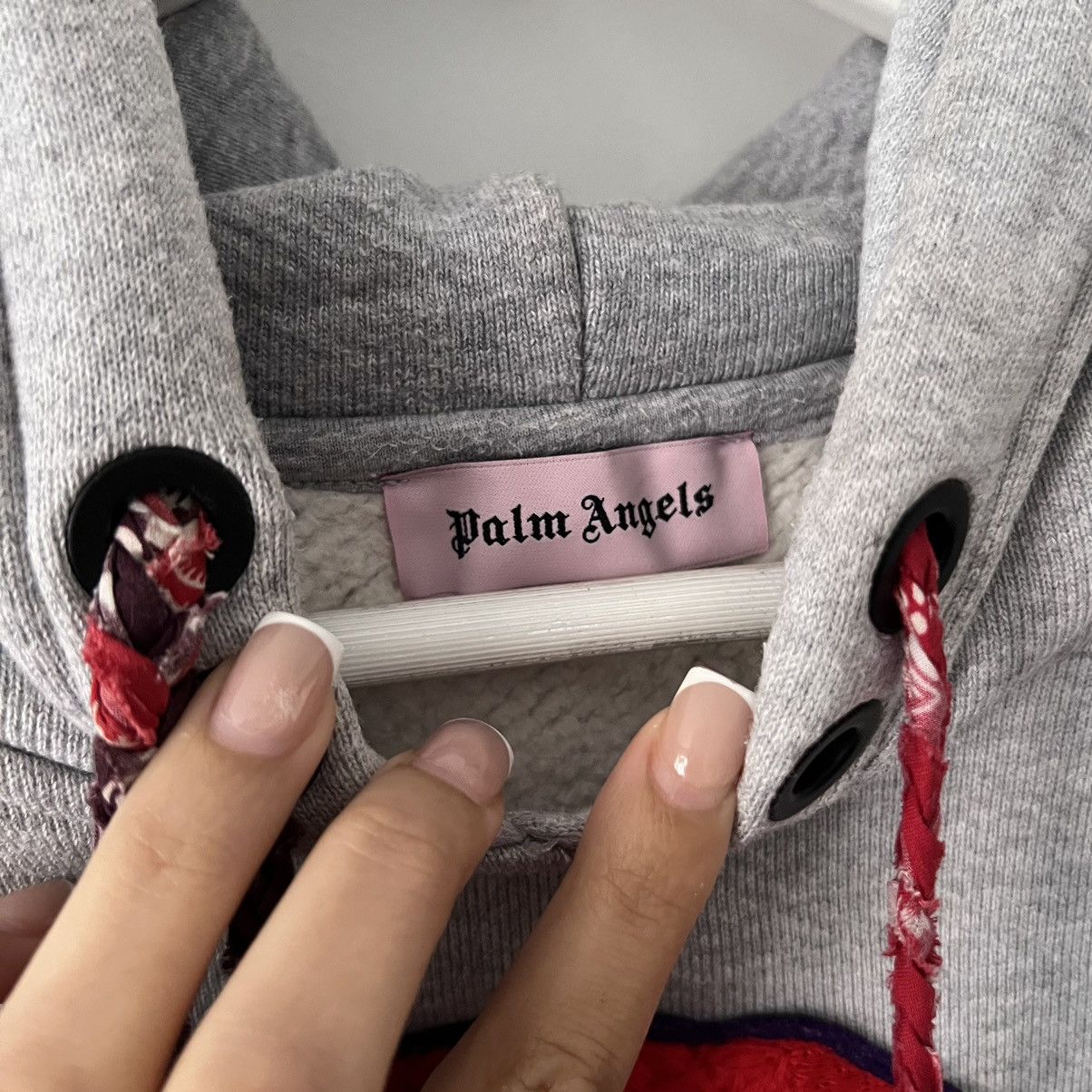 Palm Angels Big Skull Bandana Hoody in Grey Size US M / EU 48-50 / 2 - 4 Thumbnail