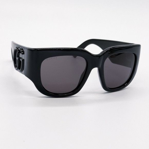 Gucci NEW GG1545S 001 GUCCI BLACK OVERSIZED WOMEN SUNGLASSES GG 15 Size ONE SIZE - 5 Thumbnail