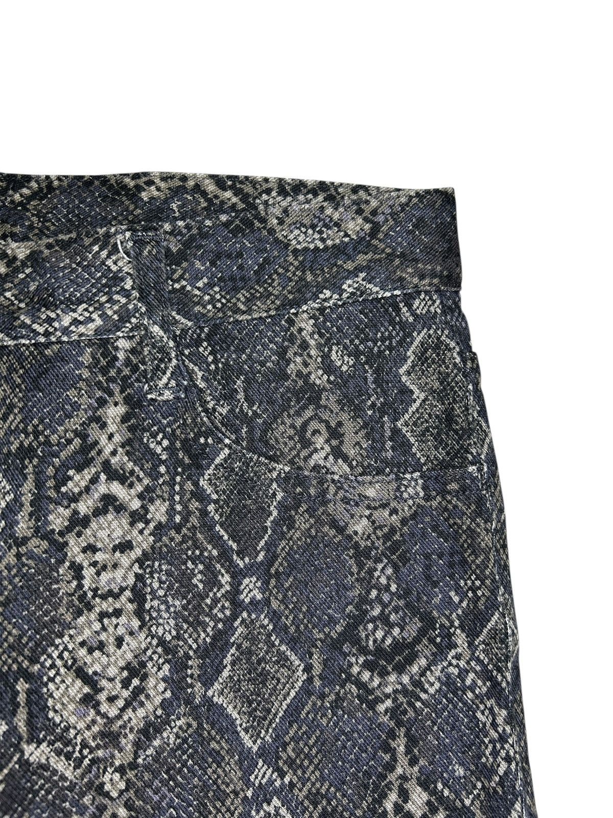 Needles S/S 21 Skinny Python Printed Denim Size US 30 / EU 46 - 7 Thumbnail