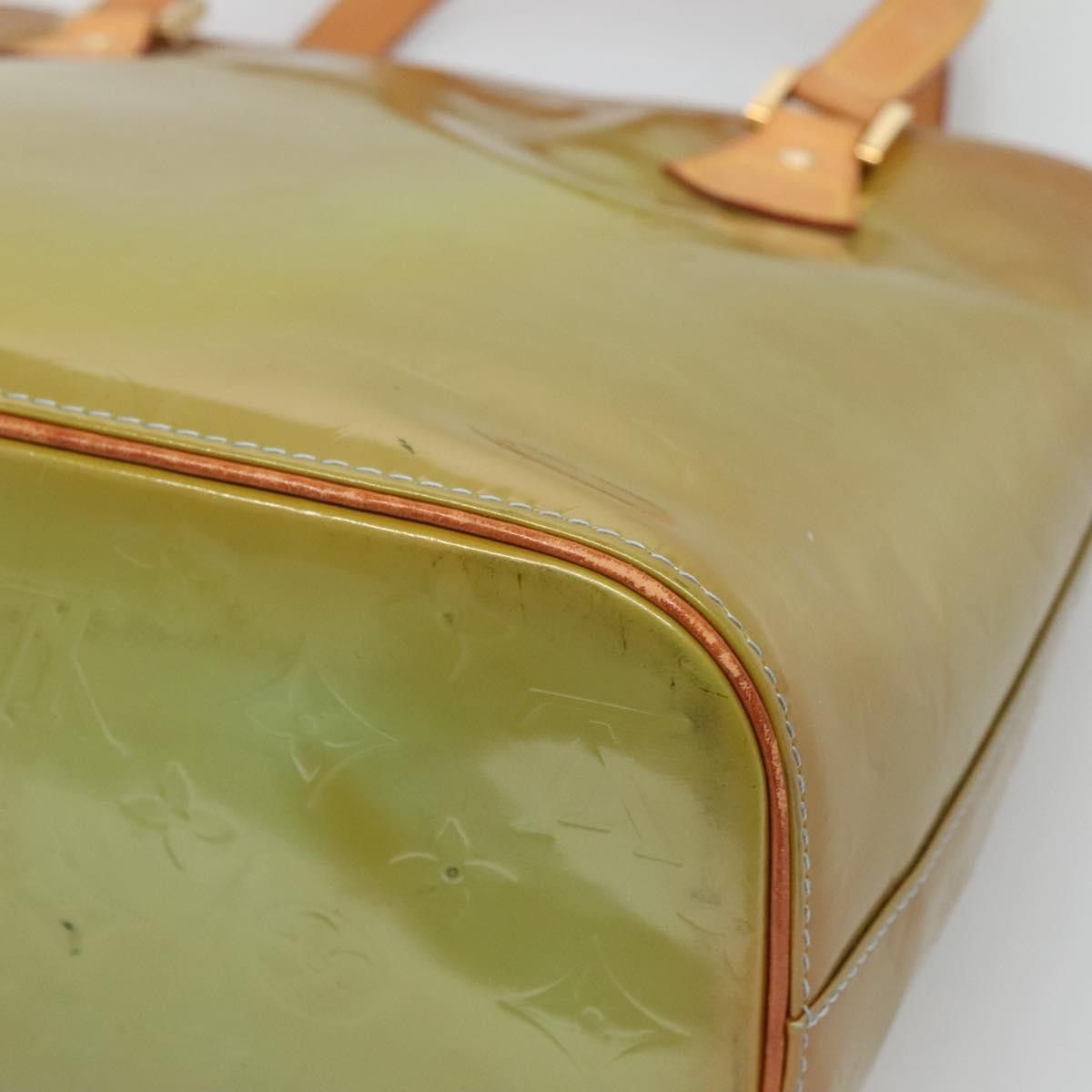 Louis Vuitton LOUIS VUITTON Monogram Vernis Houston Hand Bag Baby Blue Size ONE SIZE - 15 Thumbnail