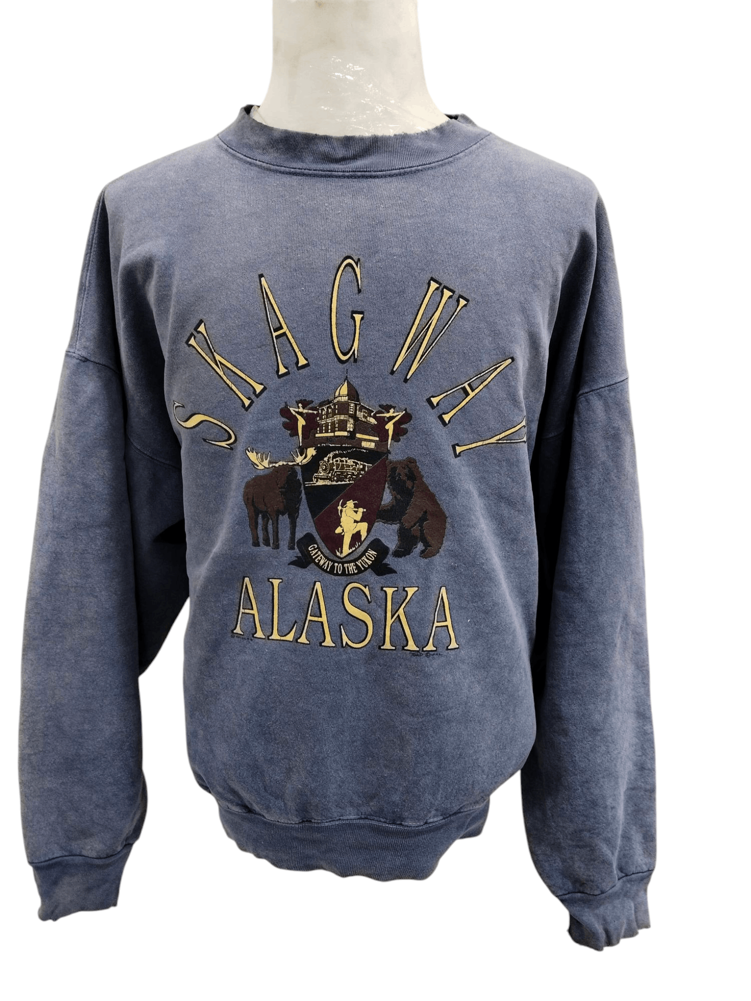 Habitat × Vintage Vintage 90s Skagway Alaska Sweatshirt Size US XL / EU 56 / 4 - 1 Thumbnail