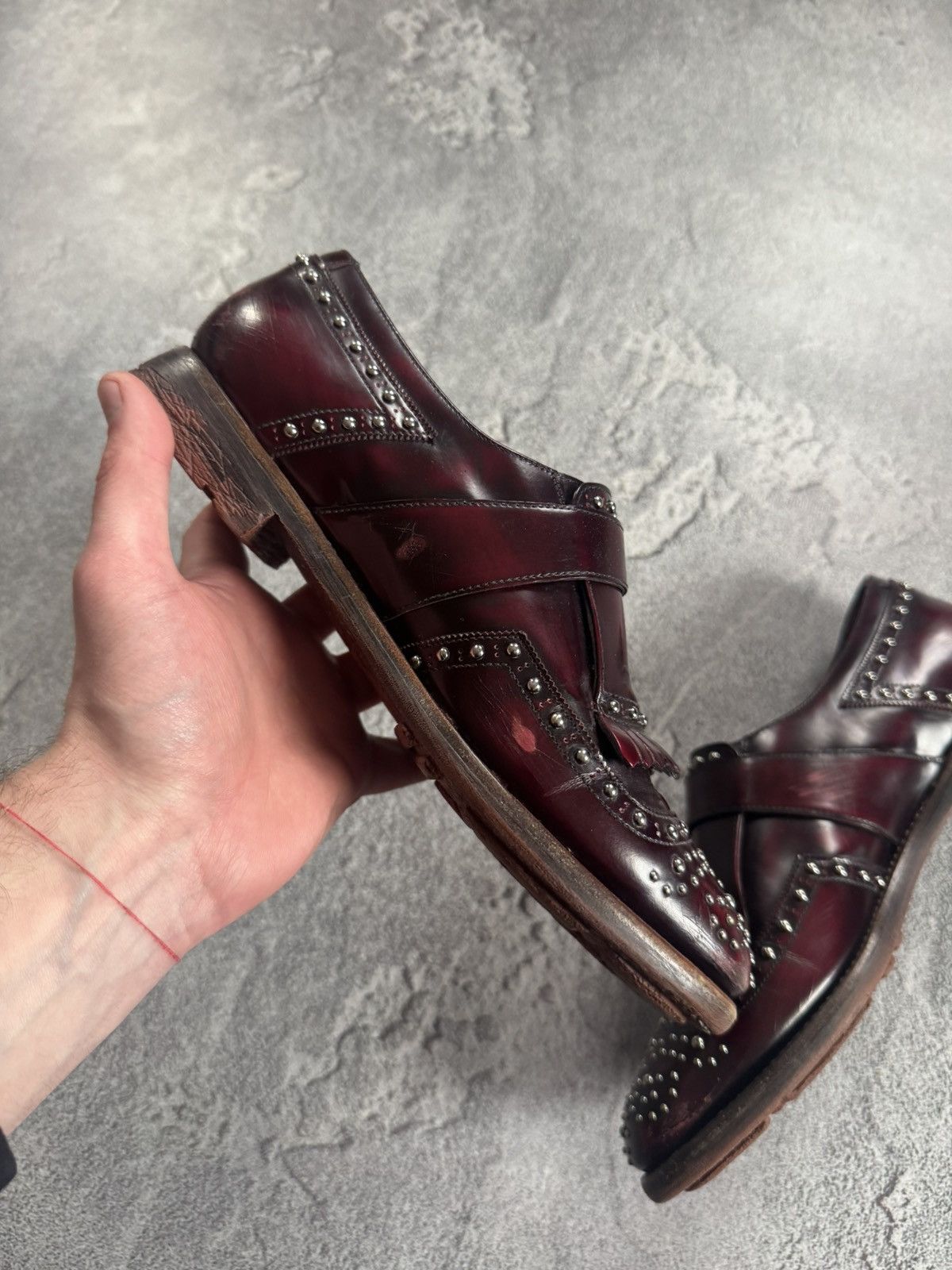 Church's Church’s Shanghai Leather Brogue Fringed Loafers monk shoes Size US 7.5 / IT 37.5 - 13 Thumbnail