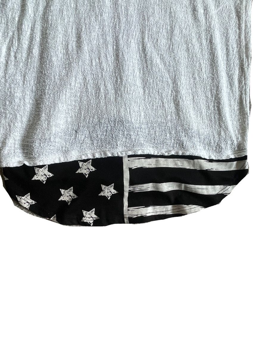 semanticdesign 2000s Semanticdesign Vkei Layered American Flag Tee Japanese Size US M / EU 48-50 / 2 - 7 Thumbnail