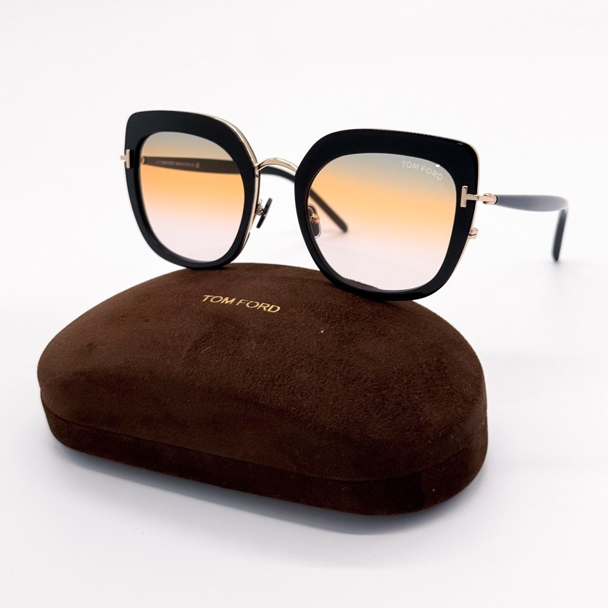 Tom Ford NEW TOM FORD TF945 01B SQUARE SUNGLASSES VIRGINIA FT0945/S Size ONE SIZE - 1 Thumbnail