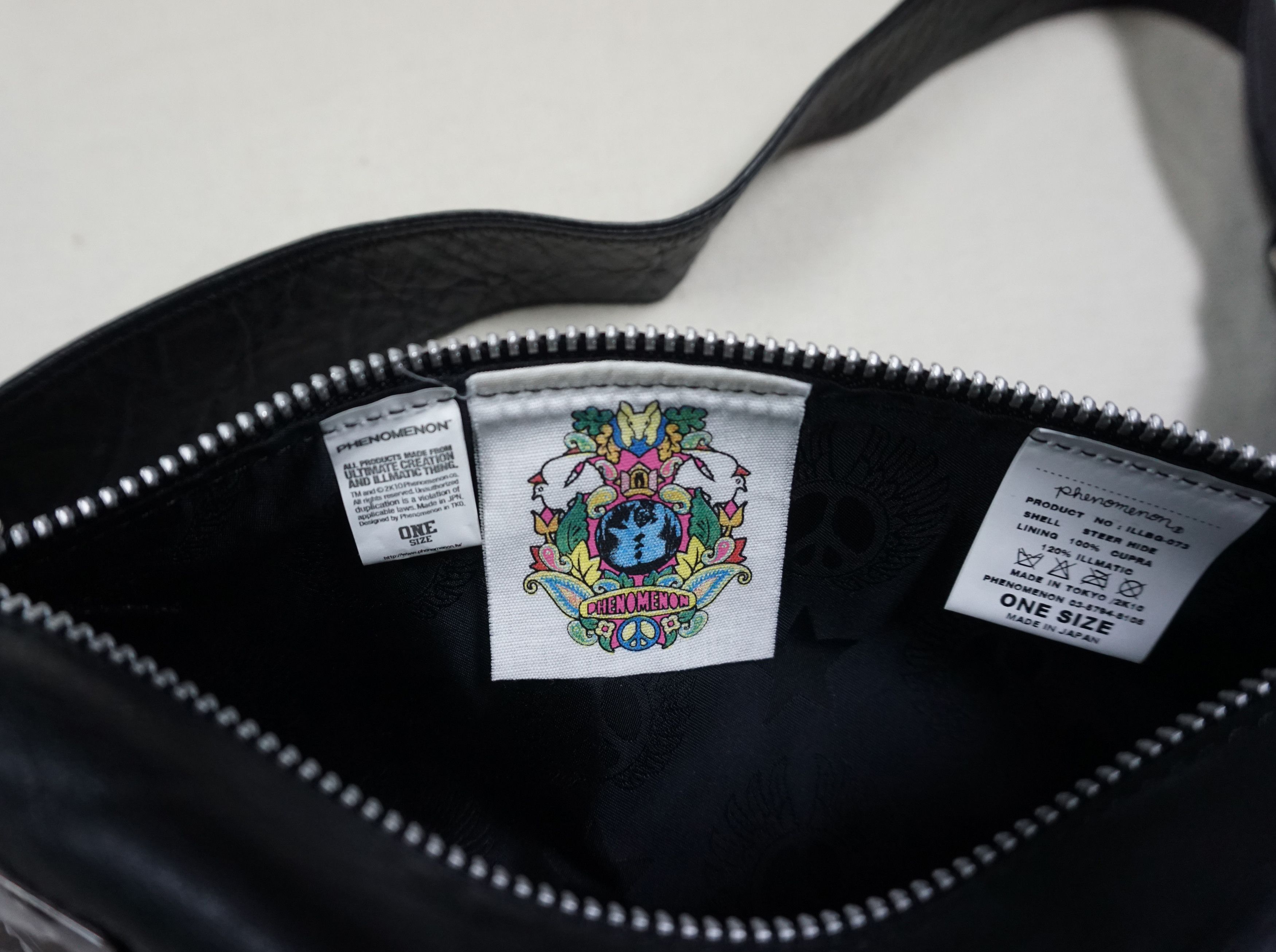 Designer × Japanese Brand Phenomenon Steel Plates Leather Waist Bag Size ONE SIZE - 8 Thumbnail