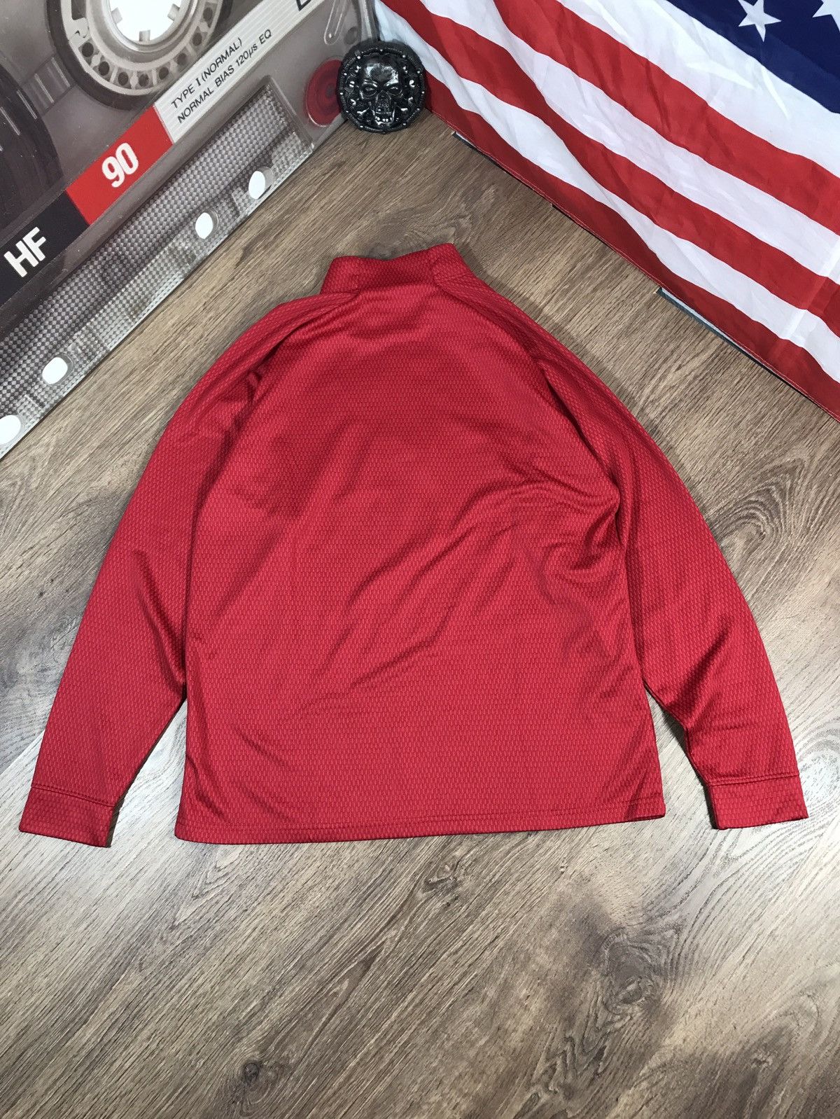 NHL × Vintage NHL Vintage Chicago 1/3 Zip Sweatshirt Size US L / EU 52-54 / 3 - 8 Thumbnail