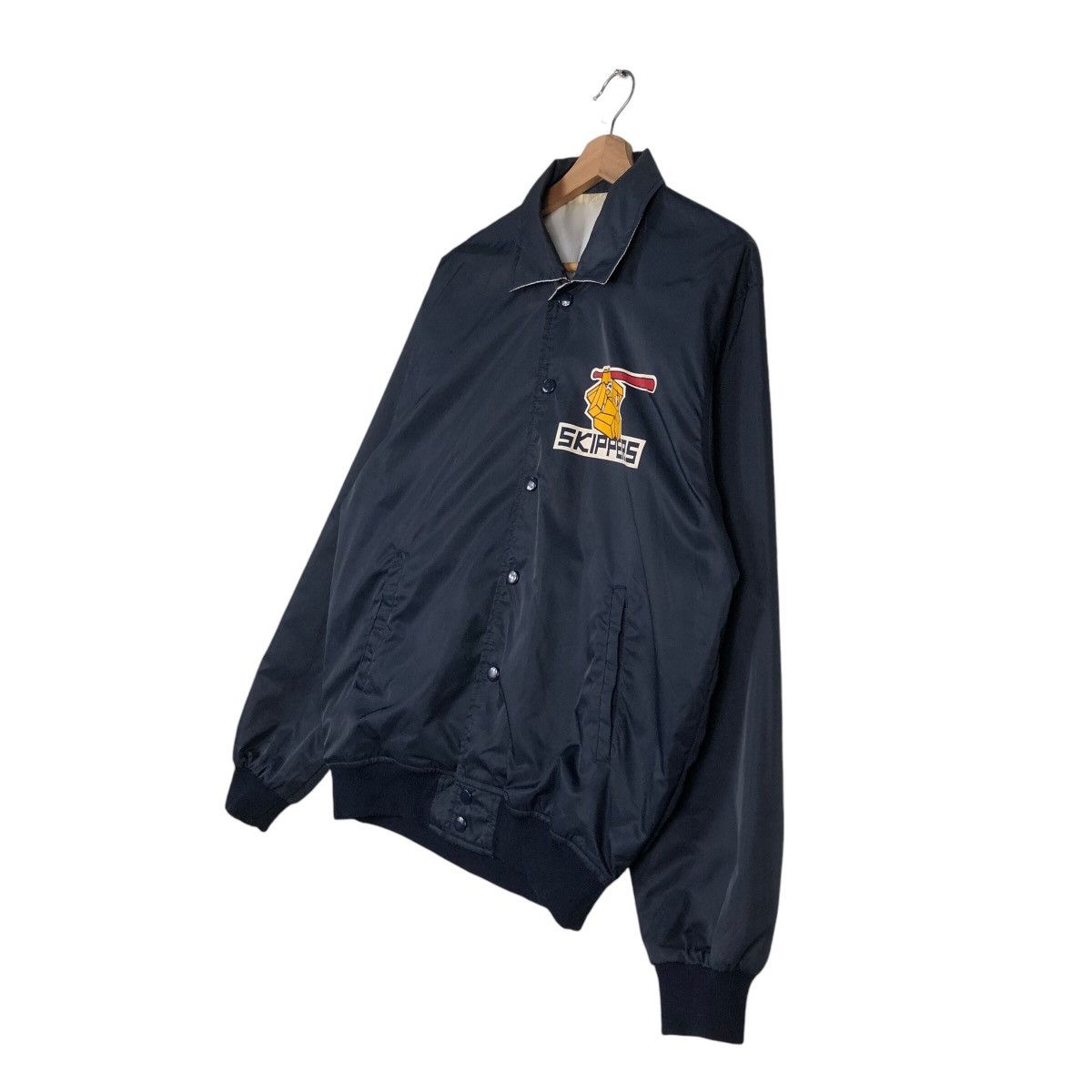 Japanese Brand 📌Vintage Reversible Bomber Jacket Cricket Team Big Logo Size US L / EU 52-54 / 3 - 3 Thumbnail