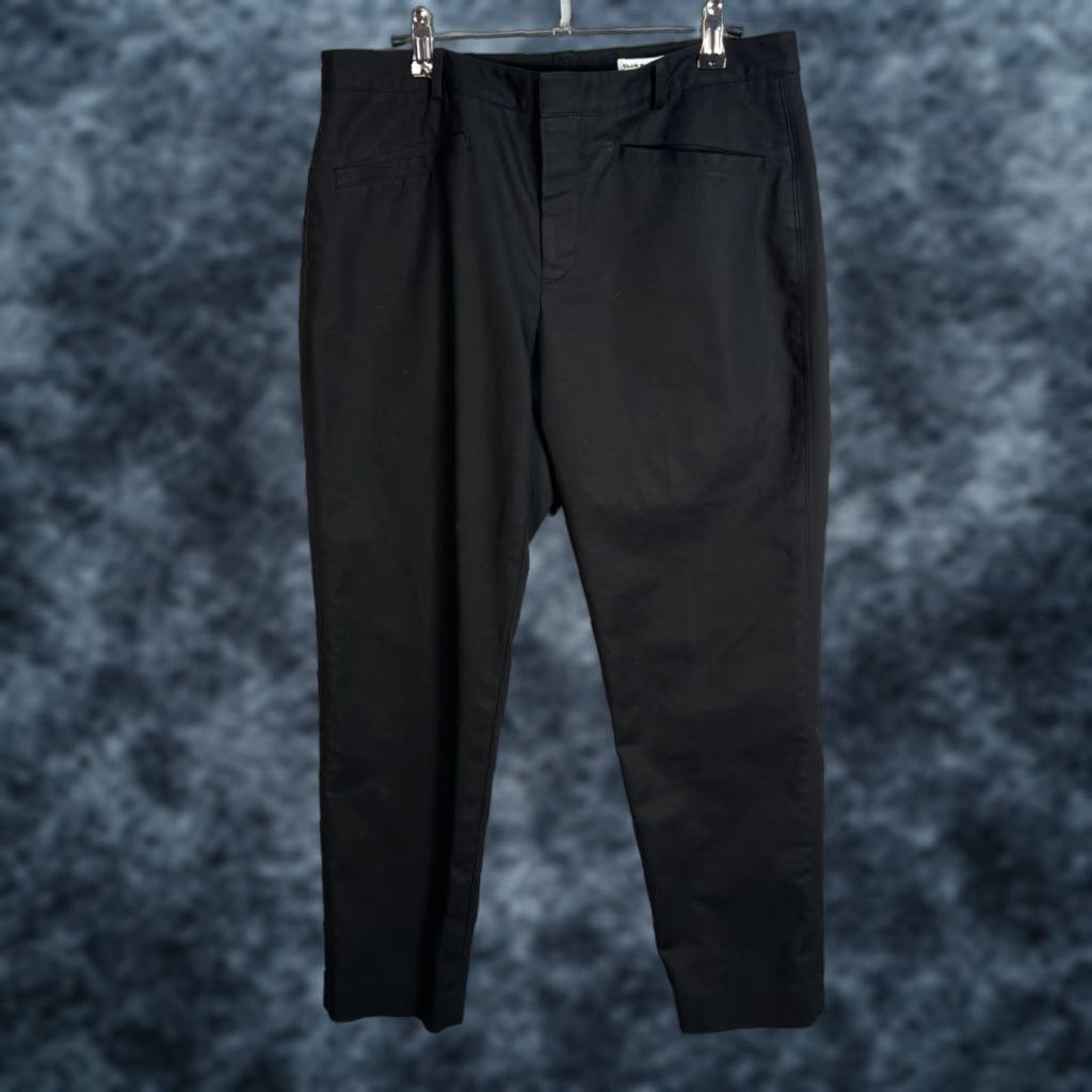 Club Monaco Club Monaco Womens Size 10 Black Slim-Fit Pants Viscose Blend Size 32" / US 10 / IT 46 - 1 Thumbnail