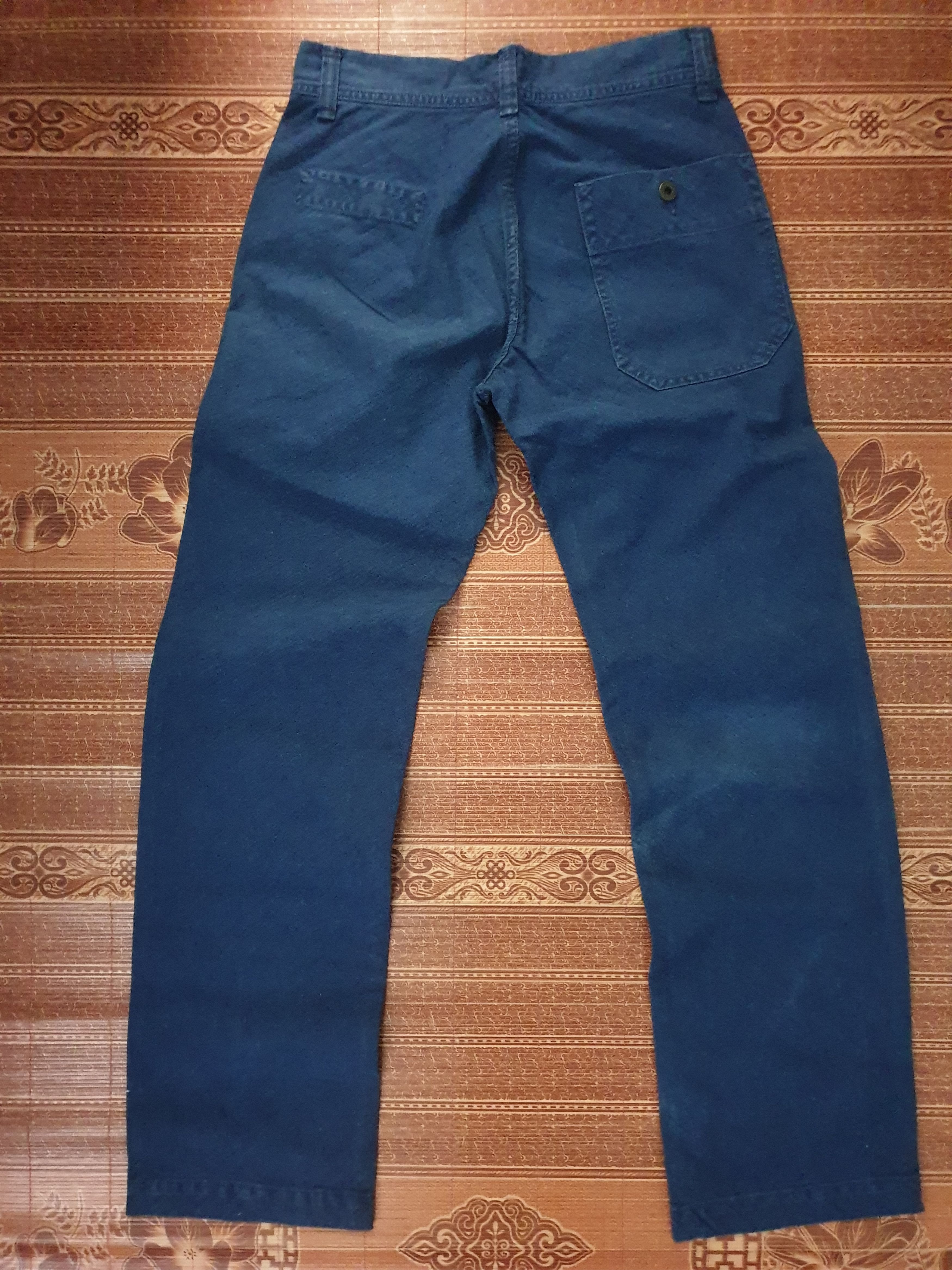 Eternal Eternal navy blue Japanese brand Bushpant Size US 29 - 11 Thumbnail