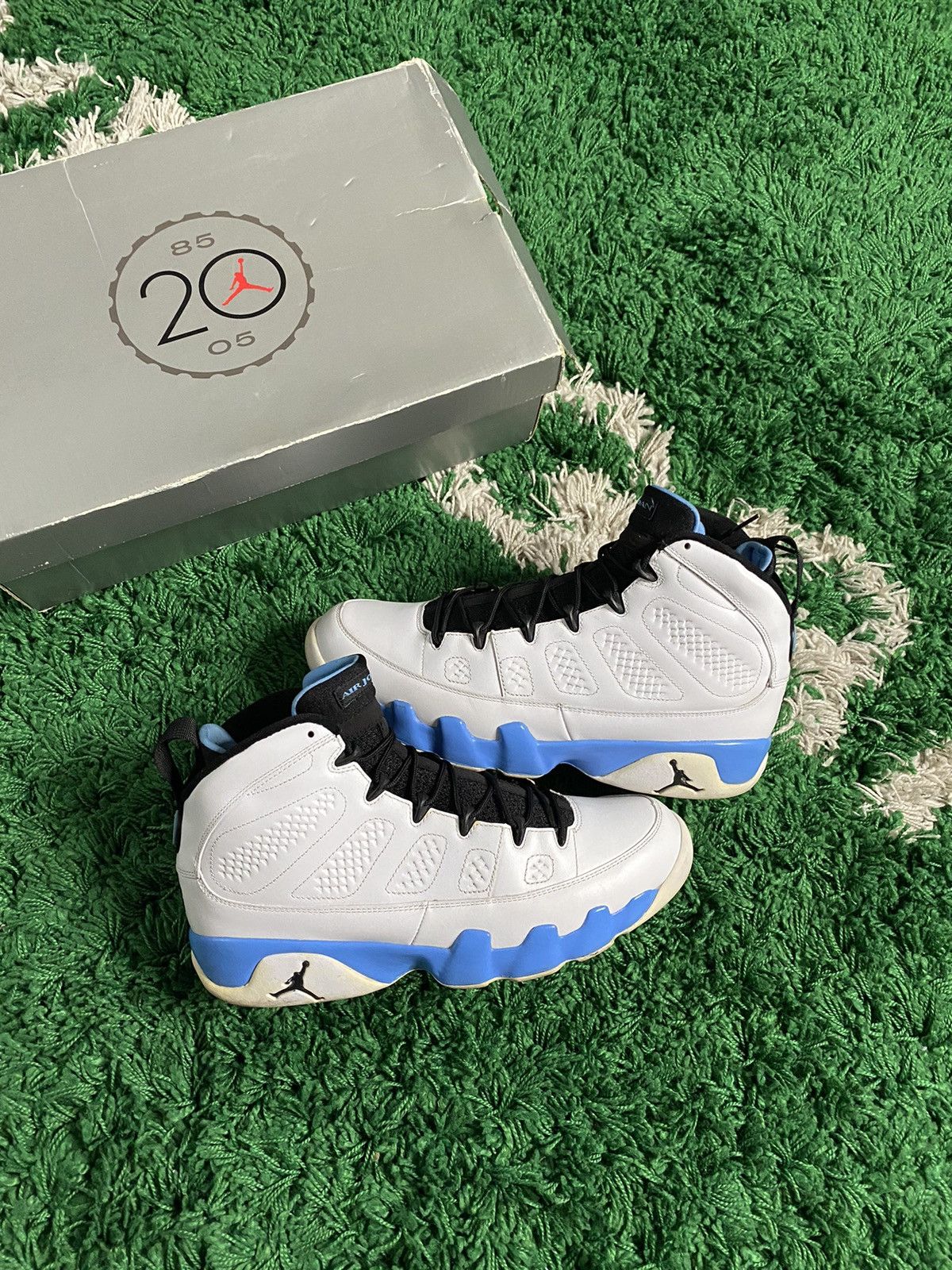 carolina blue jordans 9