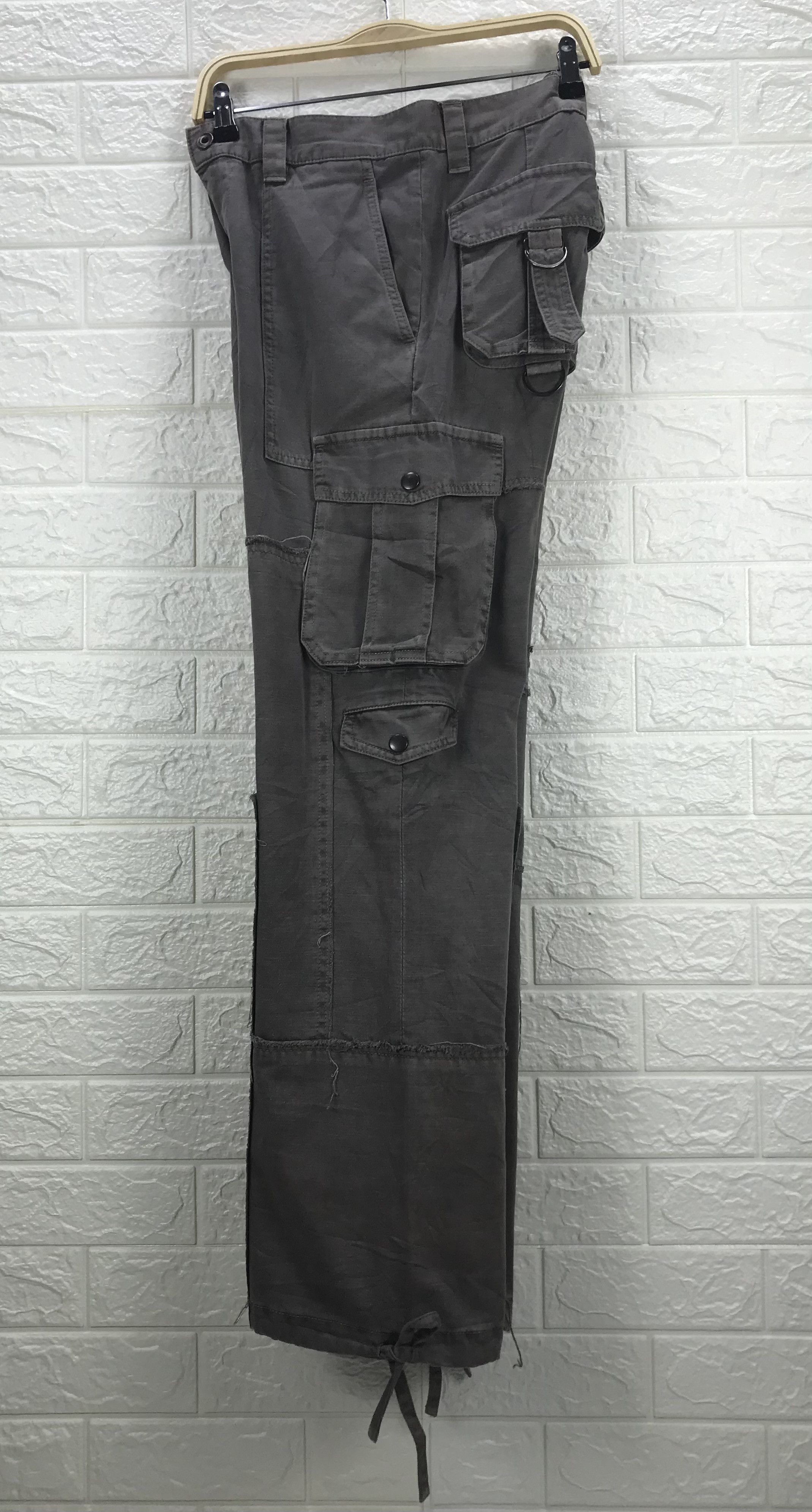 Shellac Vintage Bondage Shellac Multi Pocket Cargo Pants Size US 31 - 9 Thumbnail